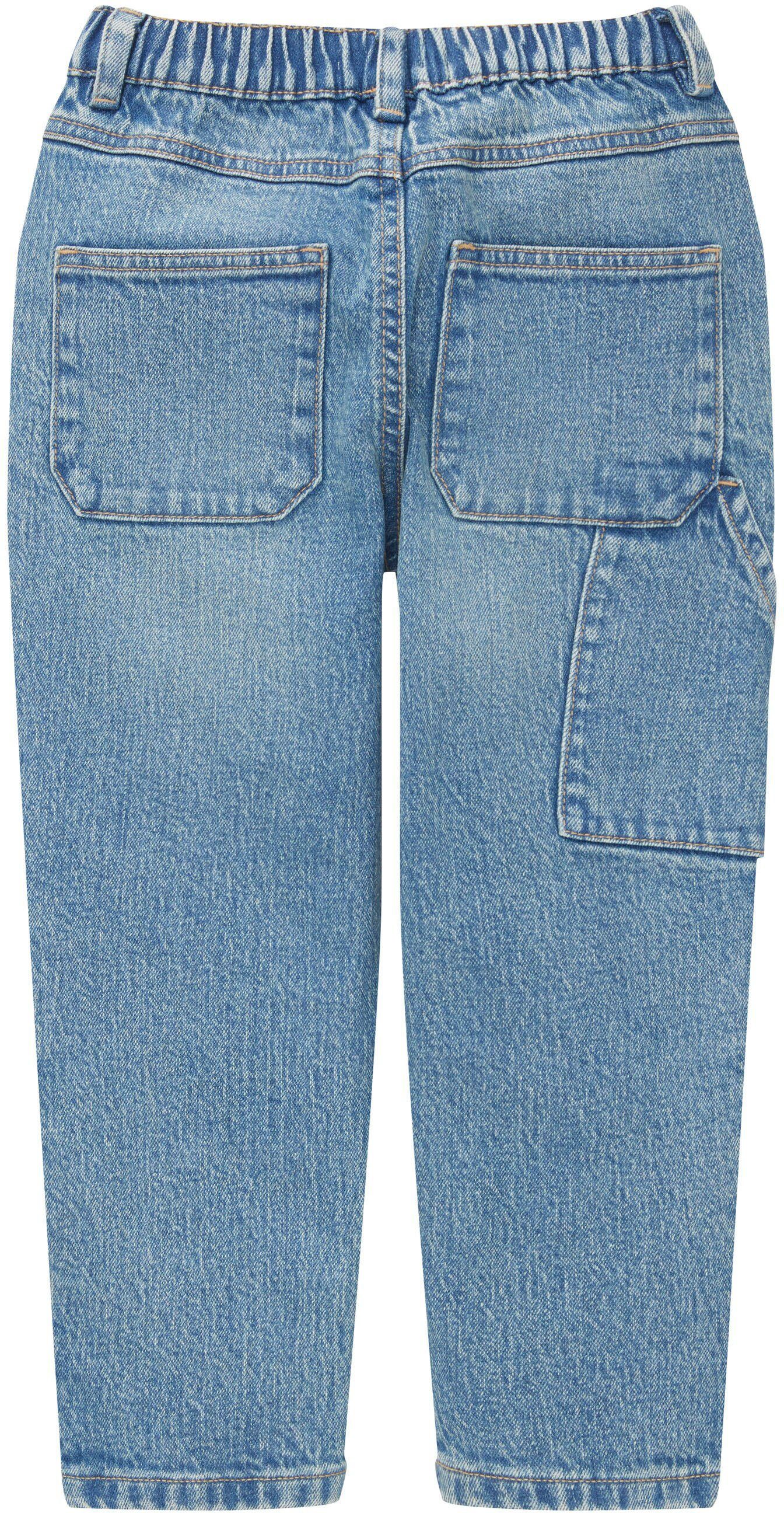 TOM TAILOR Relax-fit-Jeans Gummibund Schnitt mit und weitem elastischem Bund, Bequem dank