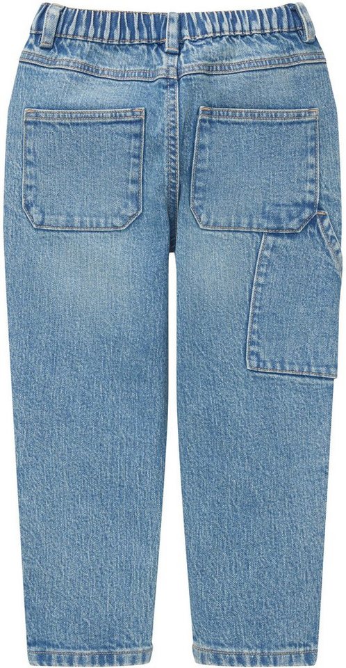 TOM TAILOR Relax-fit-Jeans mit elastischem Bund, Bequem dank Gummibund und  weitem Schnitt