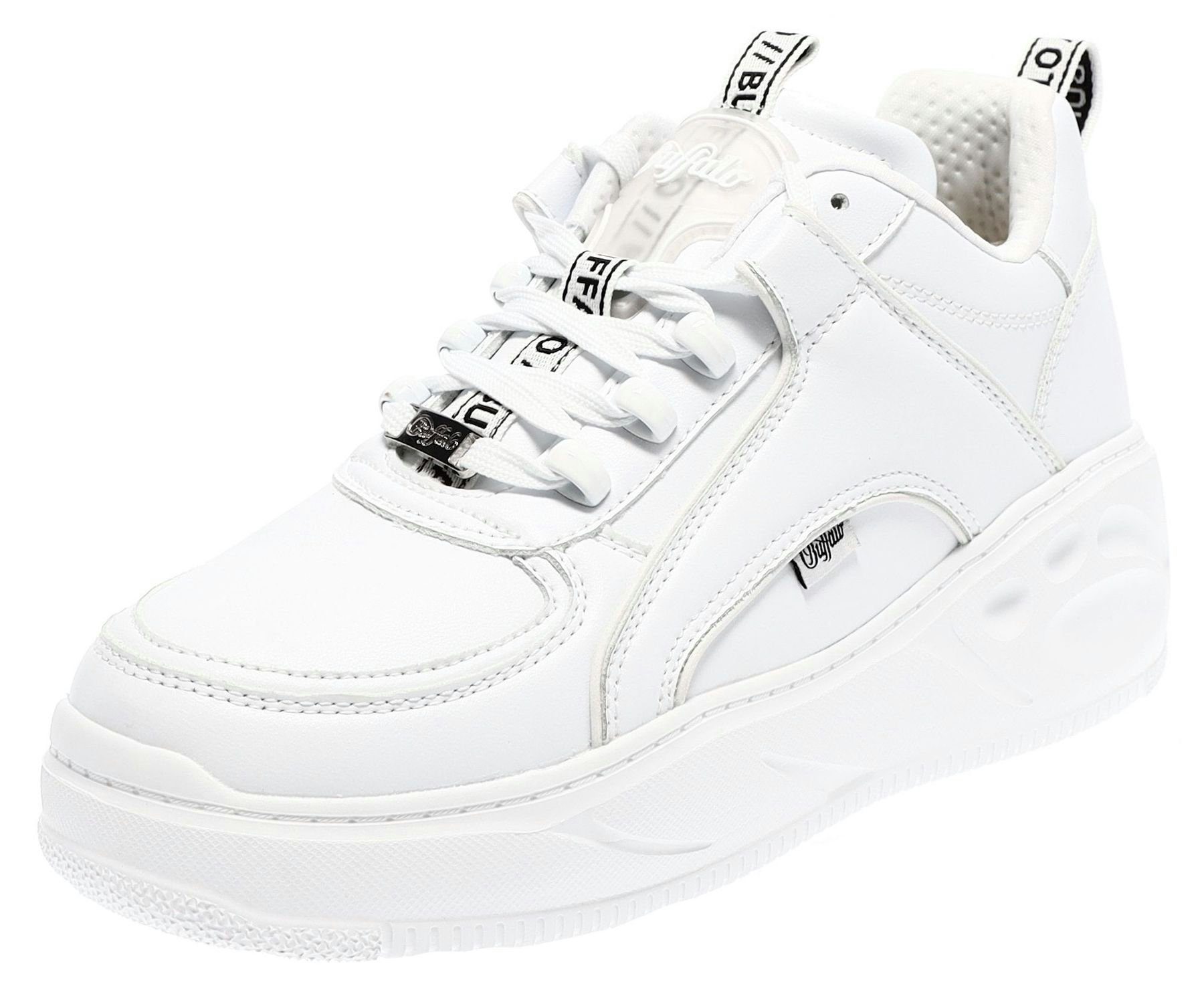 Buffalo »FLAT SMPL White Damen Low-Top Sneaker Weiss« Sneaker online kaufen  | OTTO
