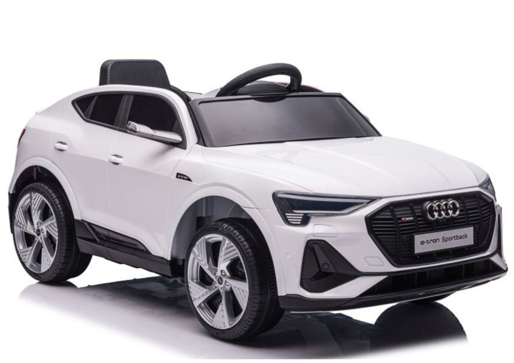 Wisam Elektro-Kinderauto Elektrisches Fahrgeschäft Audi E- Tron QLS-6688 Weiß