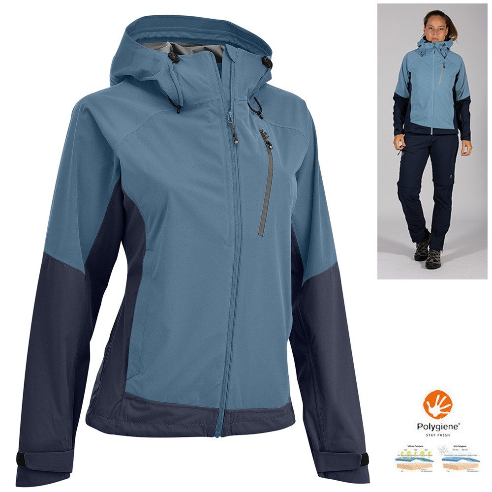 Maul Hardshelljacke Maul - Jungfrau II MTX 10.0 Hardshelljacke Funktionsjacke Damen, blue
