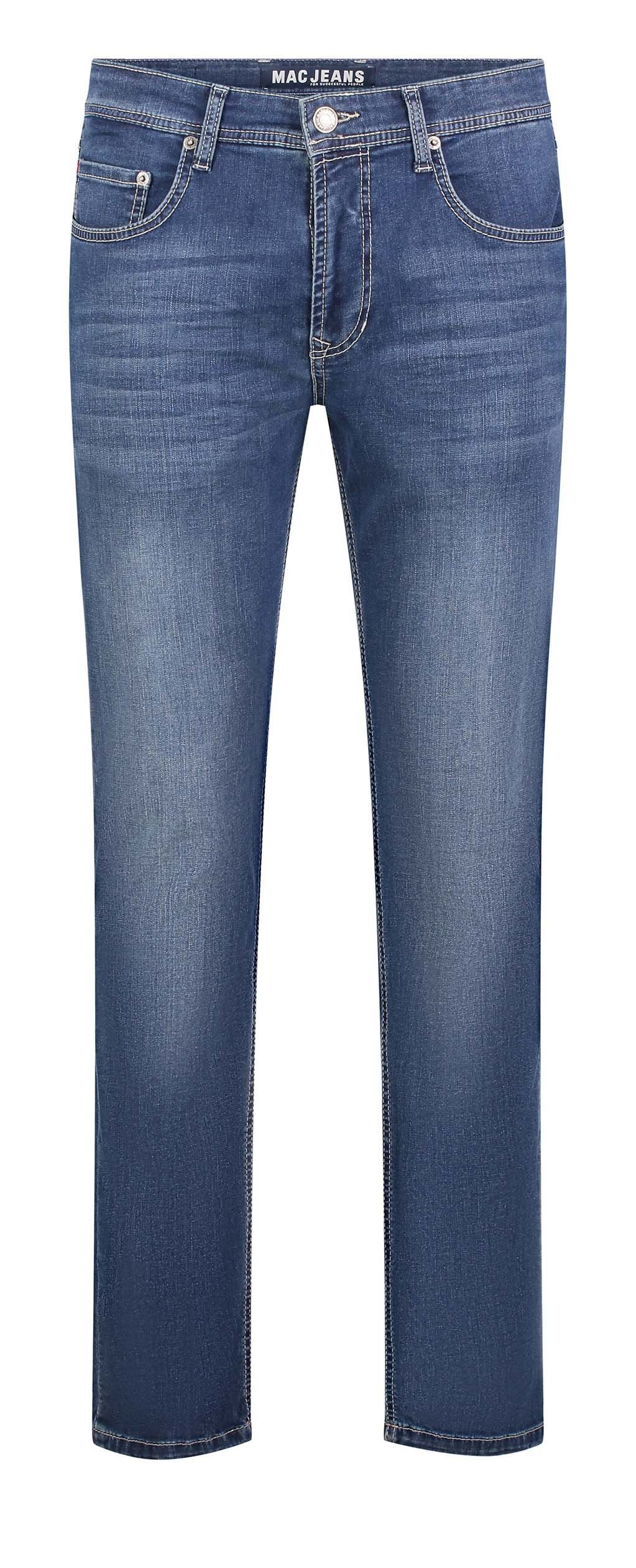 5-Pocket-Jeans MAC ARNE PIPE mid blue summer wash 0518-03-1792 H459