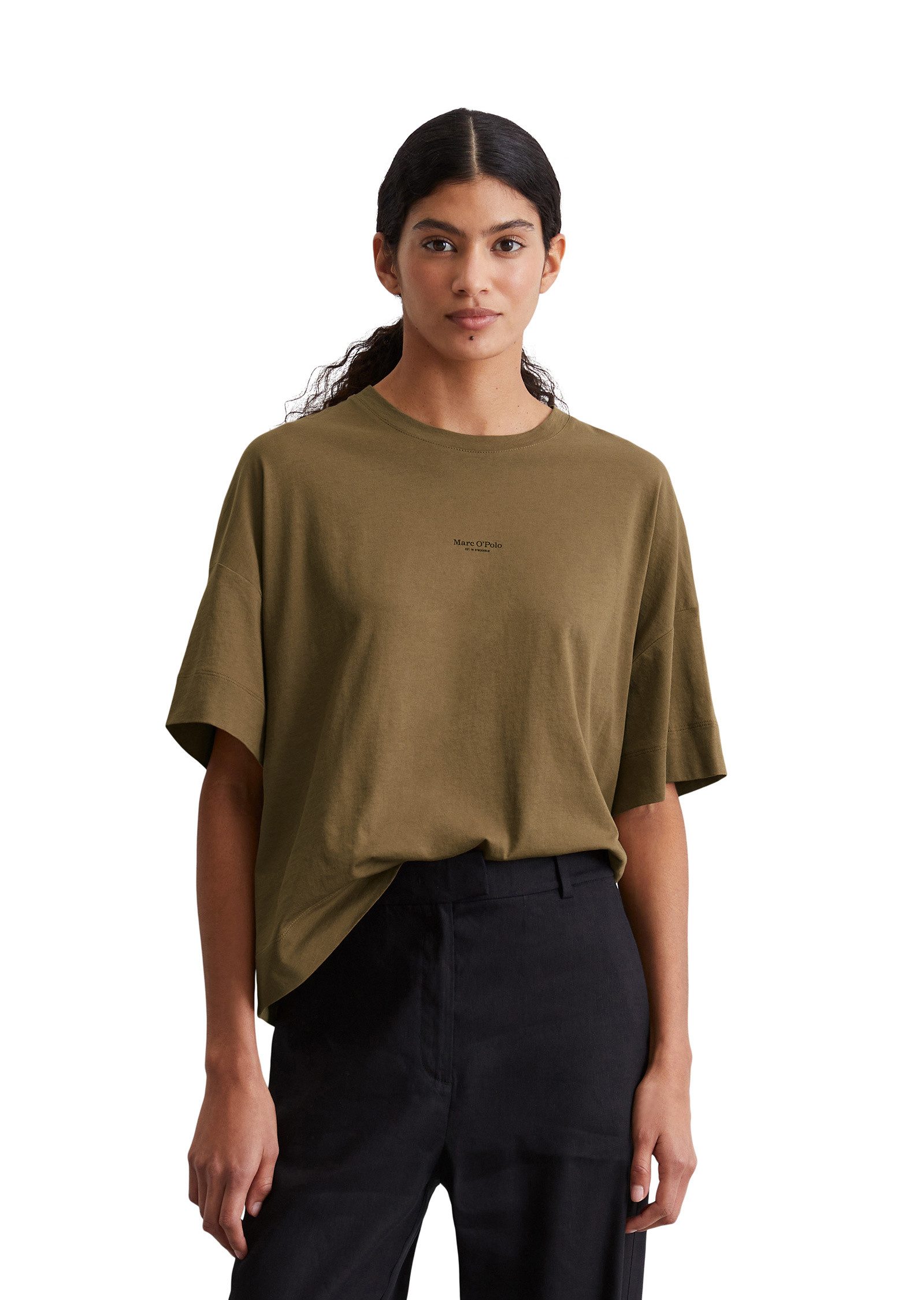 Marc O'Polo T-Shirt aus leichtem Single günstig online kaufen