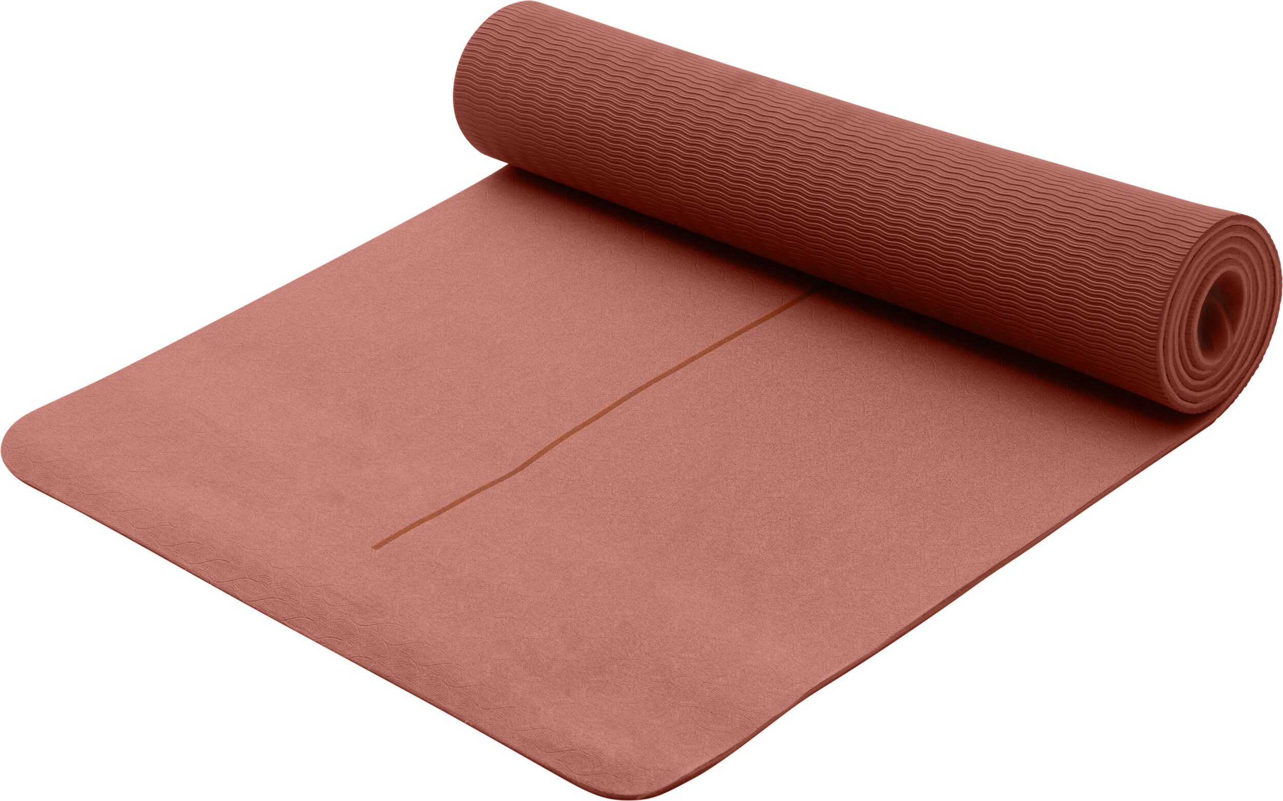 Fitnessmatte Yoga-Matte PVC Free Yoga Mat 1.0 RED LIGHT/RED RUST