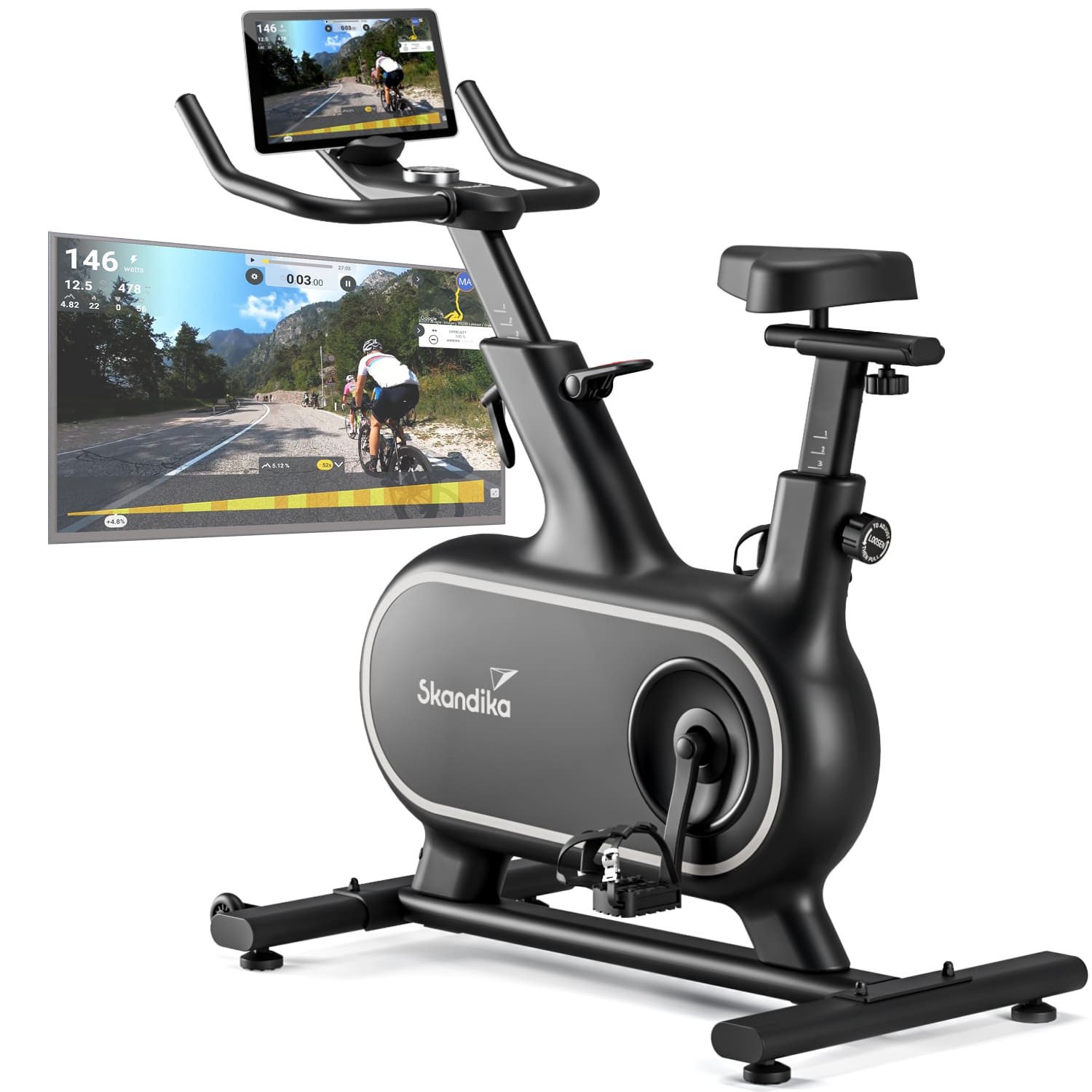 Heimtrainer Fahrrad Cykling P12-H, 32 Stufen, Magnetbremssystem, 12kg Schwungmasse
