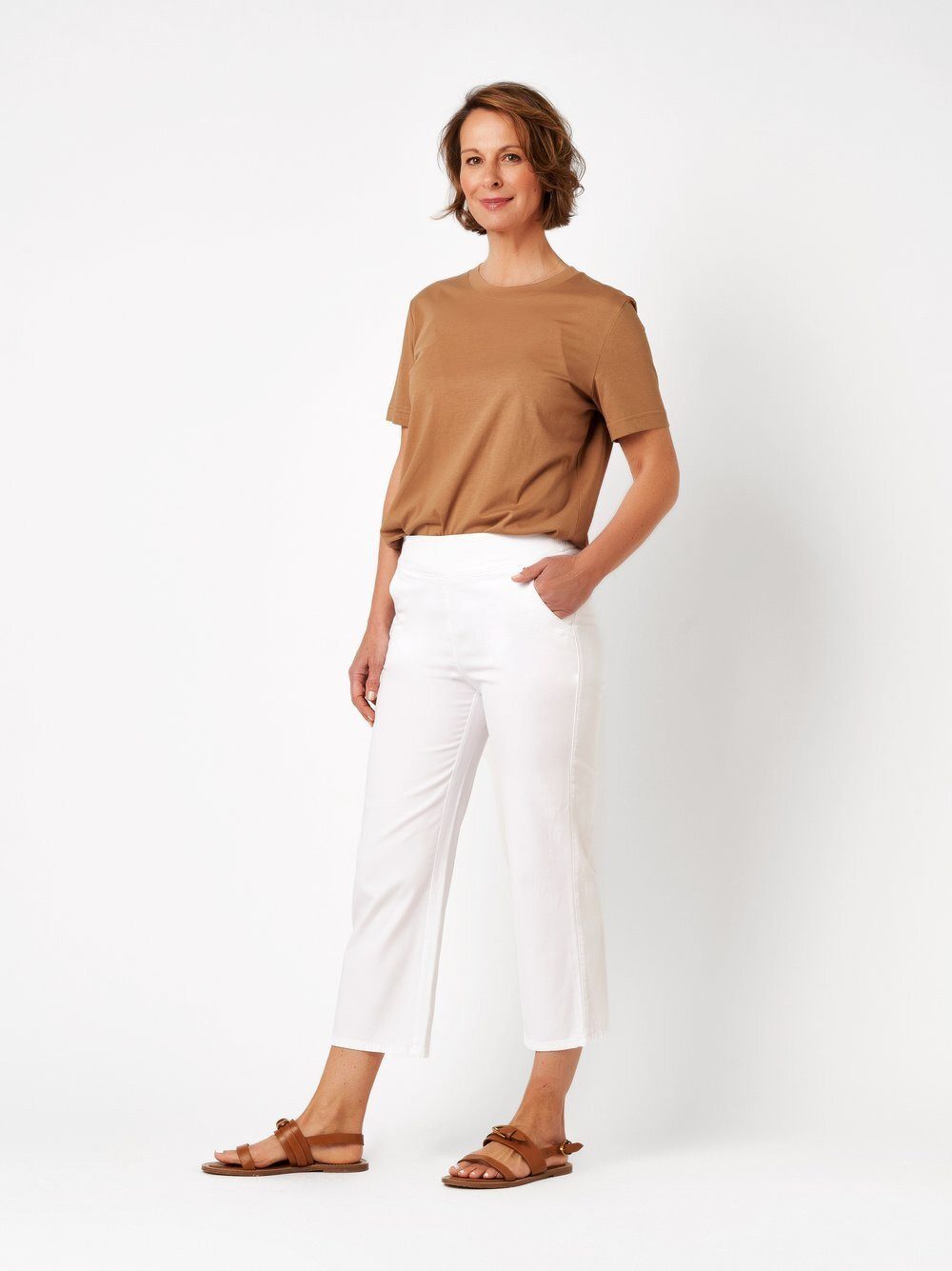 Relaxed by TONI Weite Jeans Scarlet 3/4 in 3/4-Länge