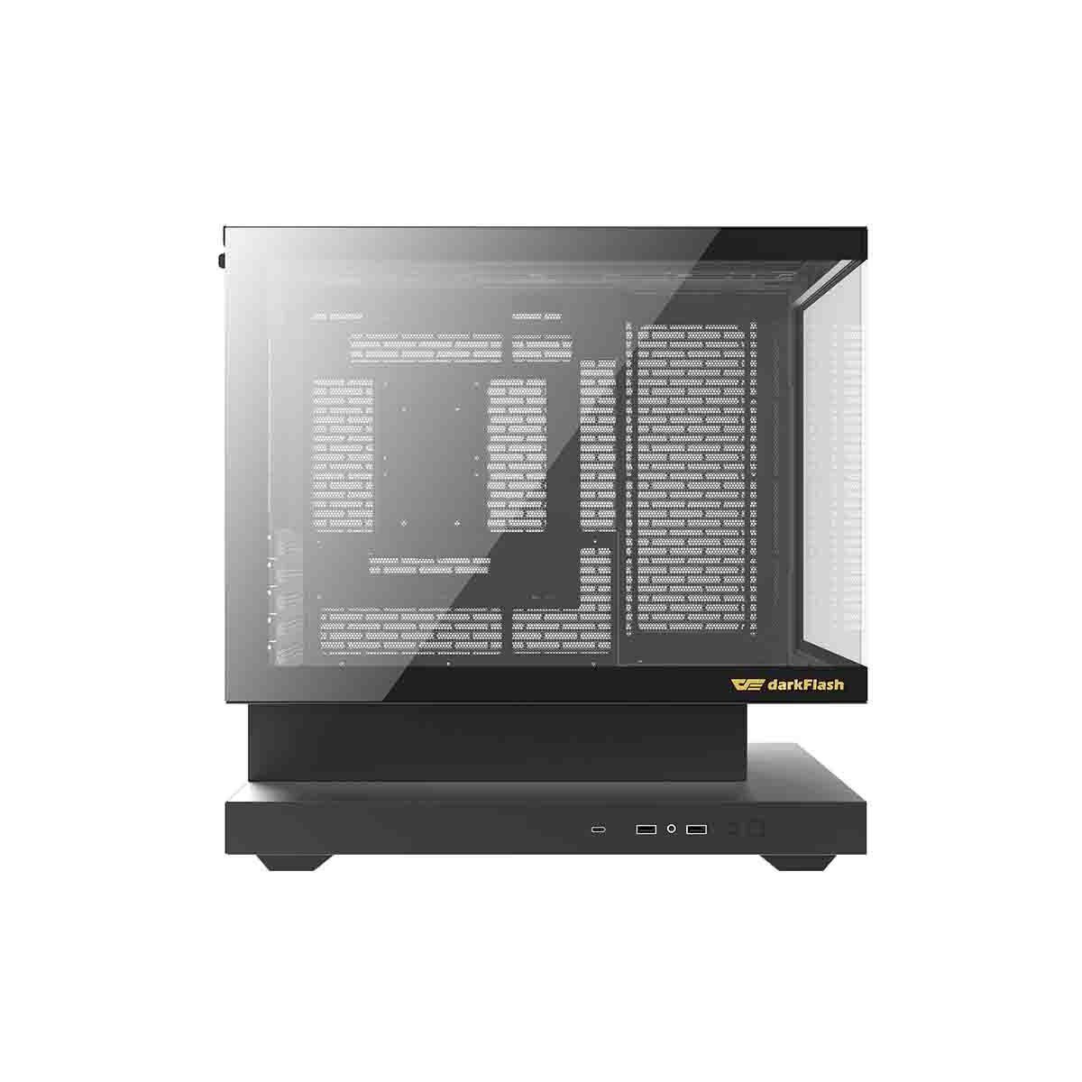 Darkflash PC-Gehäuse Darkflash F1 PC Gehäuse inkl. 6 ARGB Lüfter