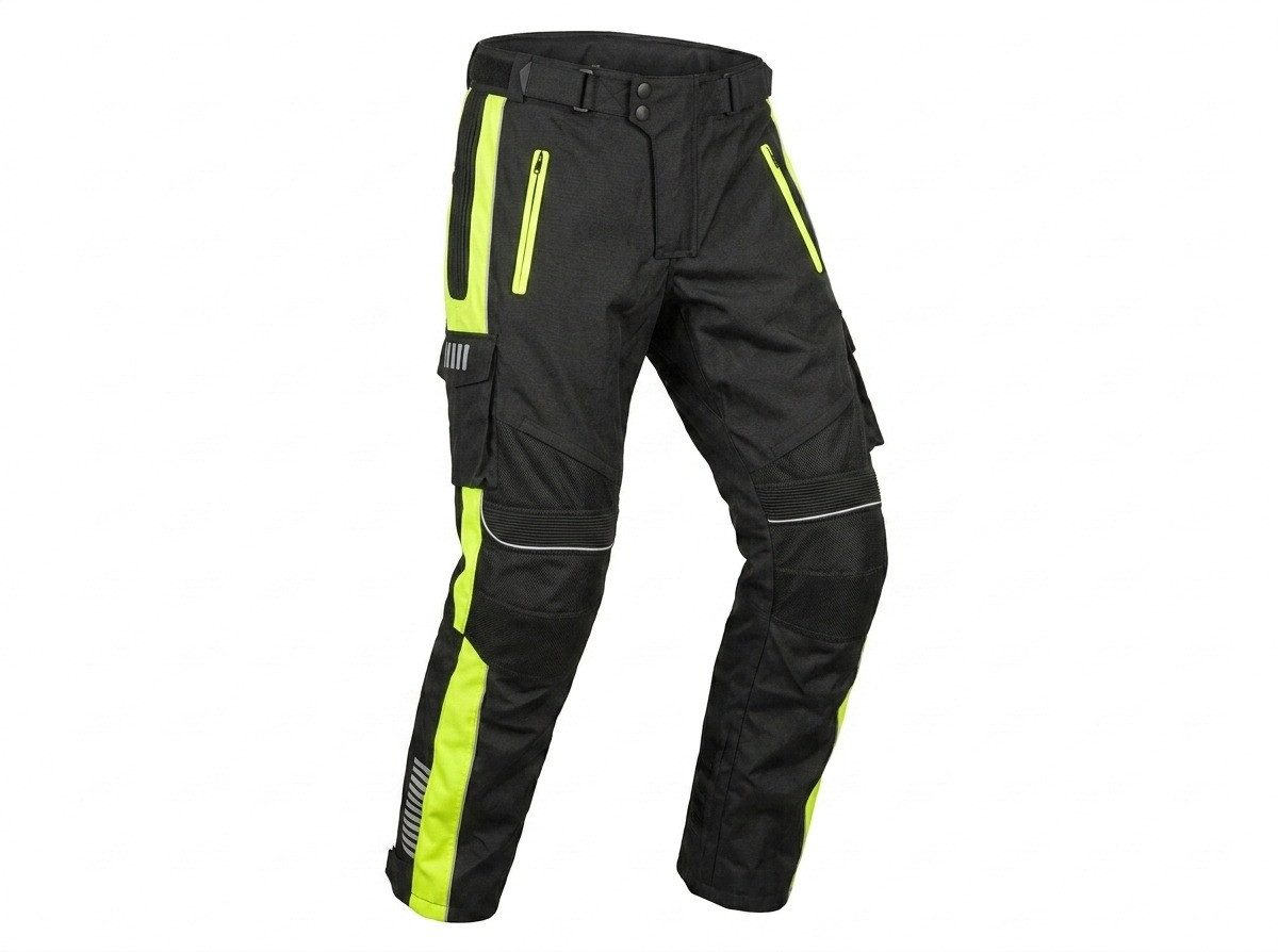 Alpha Speeds Motorradhose Racing Lang PRO (2026) – All-Saison inklusive Protektoren Wasserdicht, trennbares Thermofutter, Air-Vents & Knie-Ergonomie