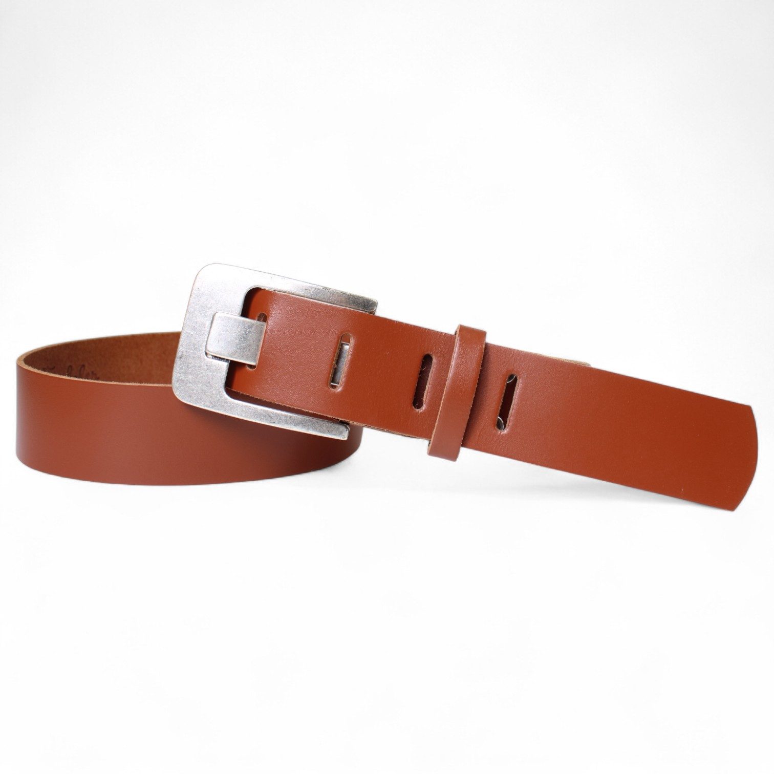 FRONHOFER Taillengürtel Damen Rindleder breit (1-St) 4 cm, Breitdorn, fürs Kleid