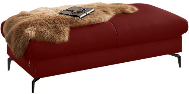 W.SCHILLIG Polsterhocker piedroo, Füße in Schwarz pulverbeschrichtet