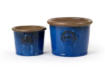 Teramico Pflanzkübel Blumentopf Keramik "Provence I" 45x34cm Blau, 100% Frostfest