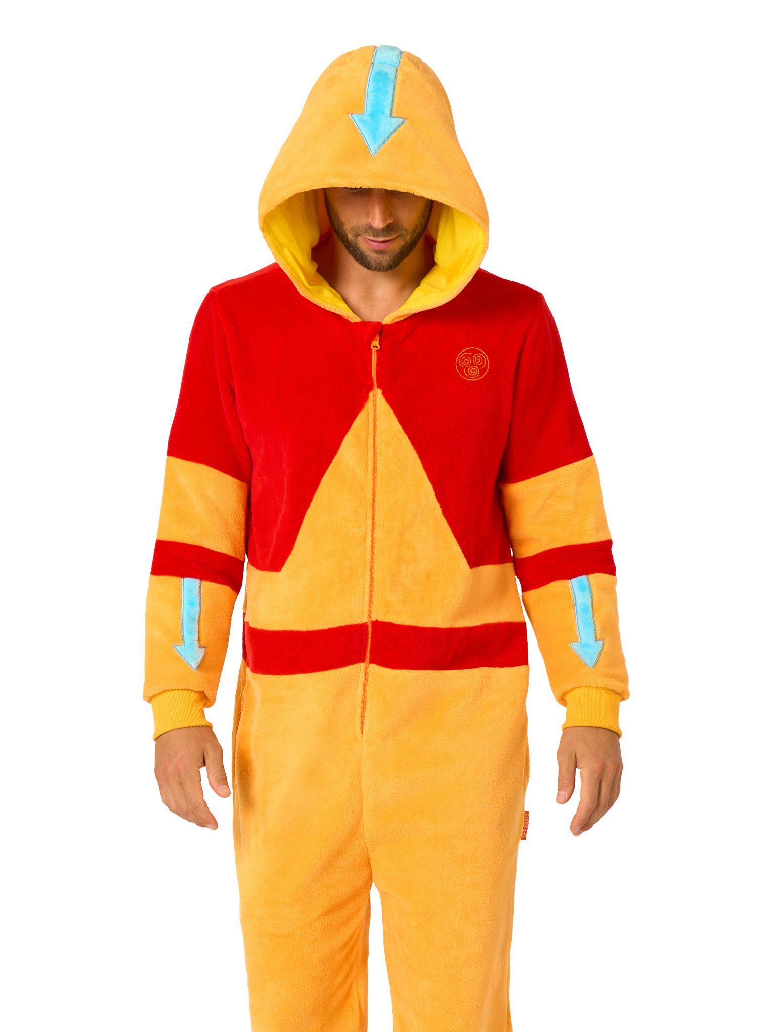 Opposuits Kostüm Aang Onesie, Als Herr der Elemente kann man es sich auch mal gemütlich machen!