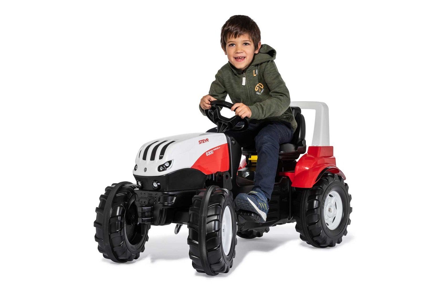 720002 rolly II Farmtrac toys® Trettraktor Steyr Premium CVT Rolly Toys 6300 Terrus