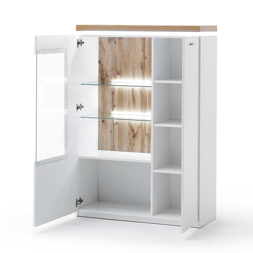 Pharao24 Vitrine Havasa mit LED Beleuchtung
