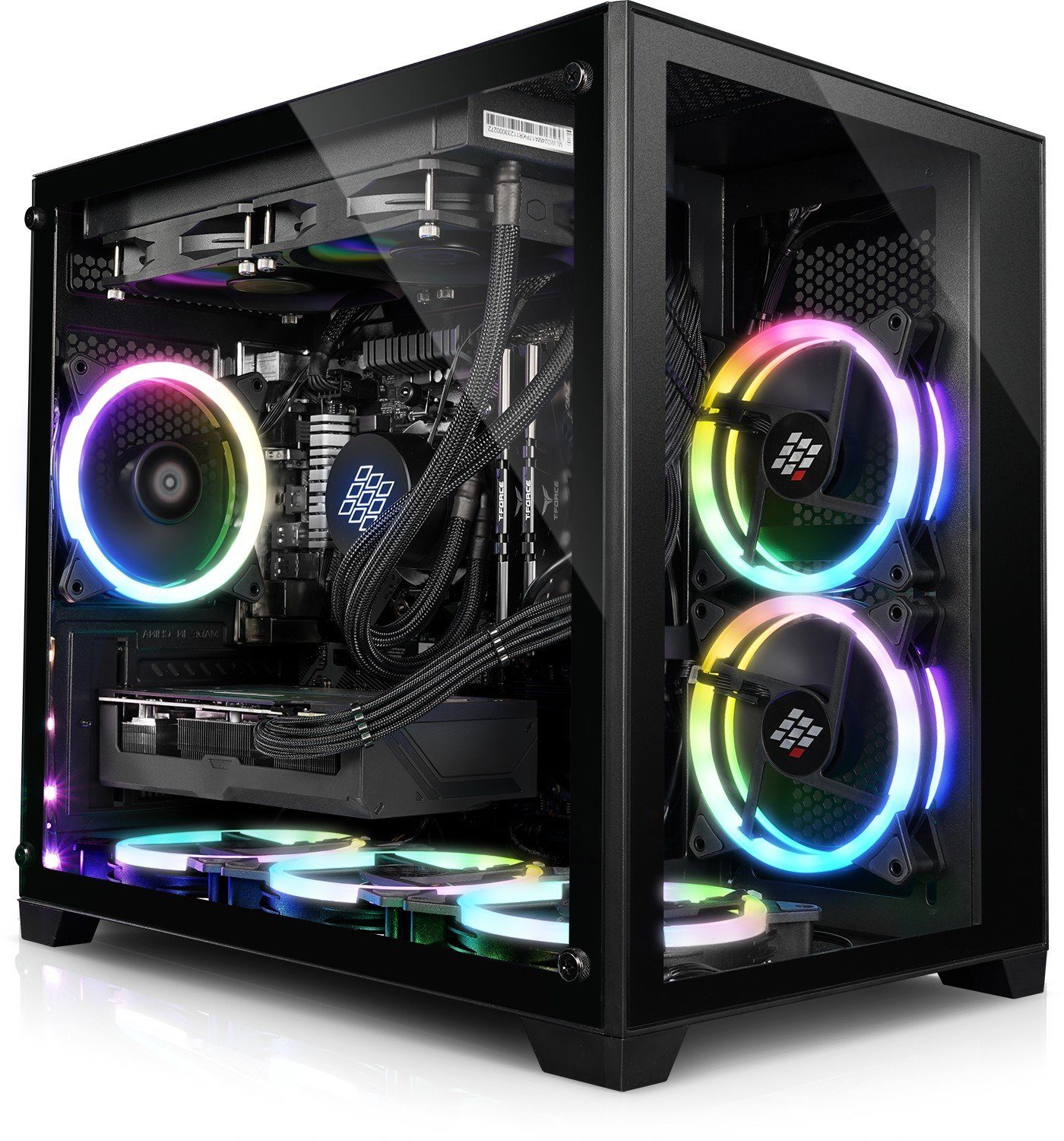 Kiebel Panorama XS Gaming-PC (Intel Core i9 Intel Core i9-11900KF, RTX 4060, 32 GB RAM, 1000 GB SSD, Wasserkühlung, RGB-Beleuchtung)