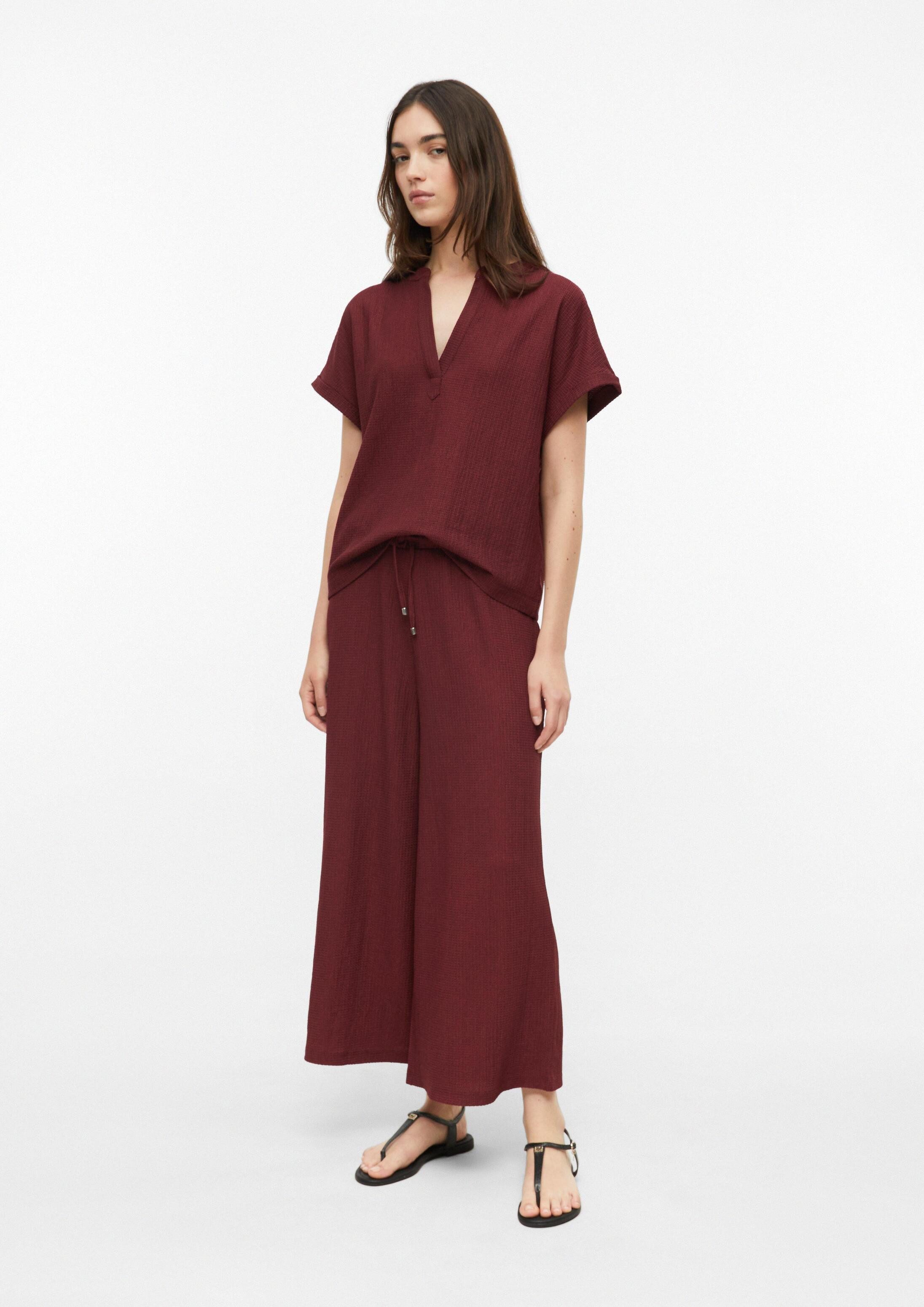 s.Oliver Culotte Hose Culotte aus Crêpejersey