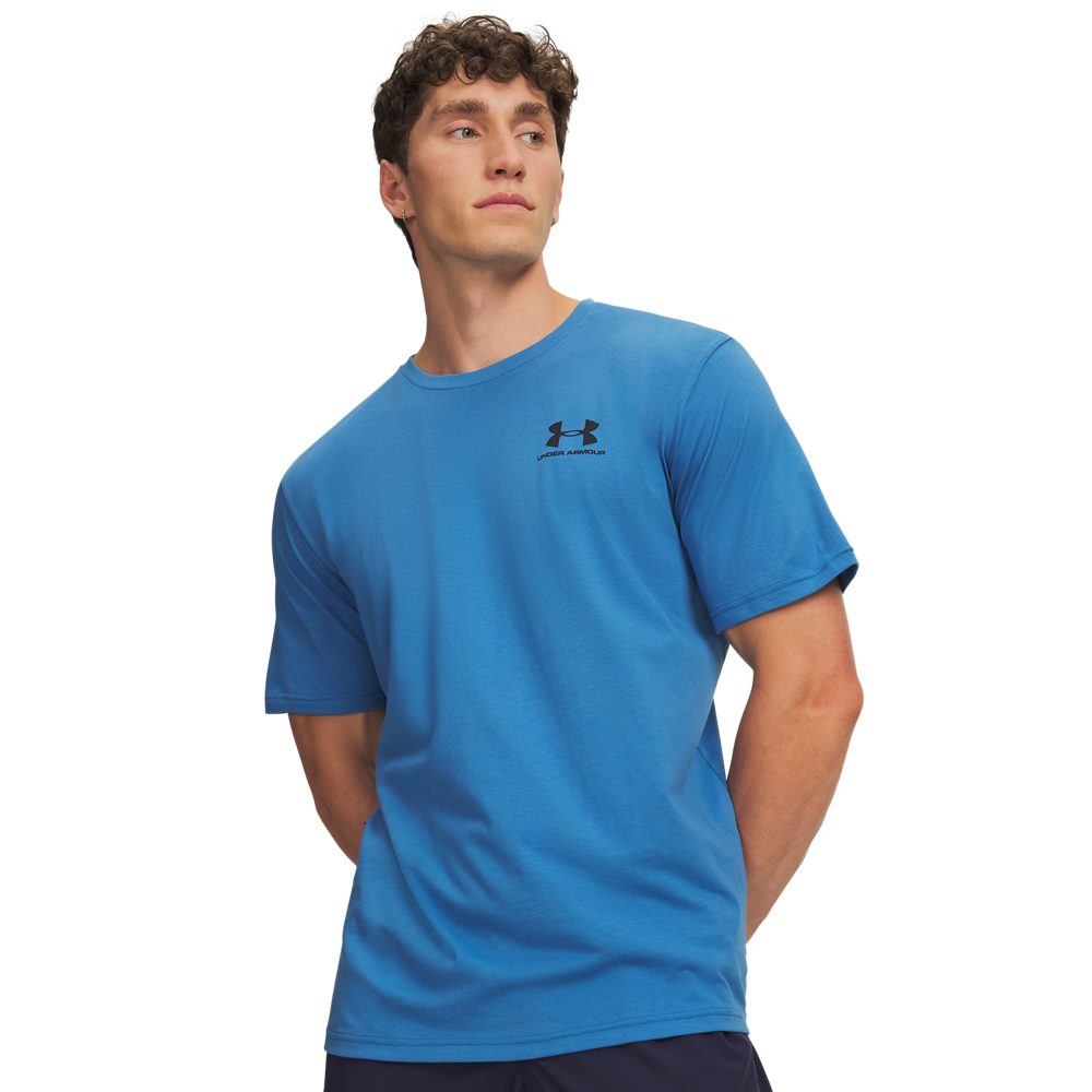 Under Armour® T-Shirt UA M SPORTSTYLE LC SS kurzärmliges Design, mit Rundhalsausschnitt, gerader Abschluss