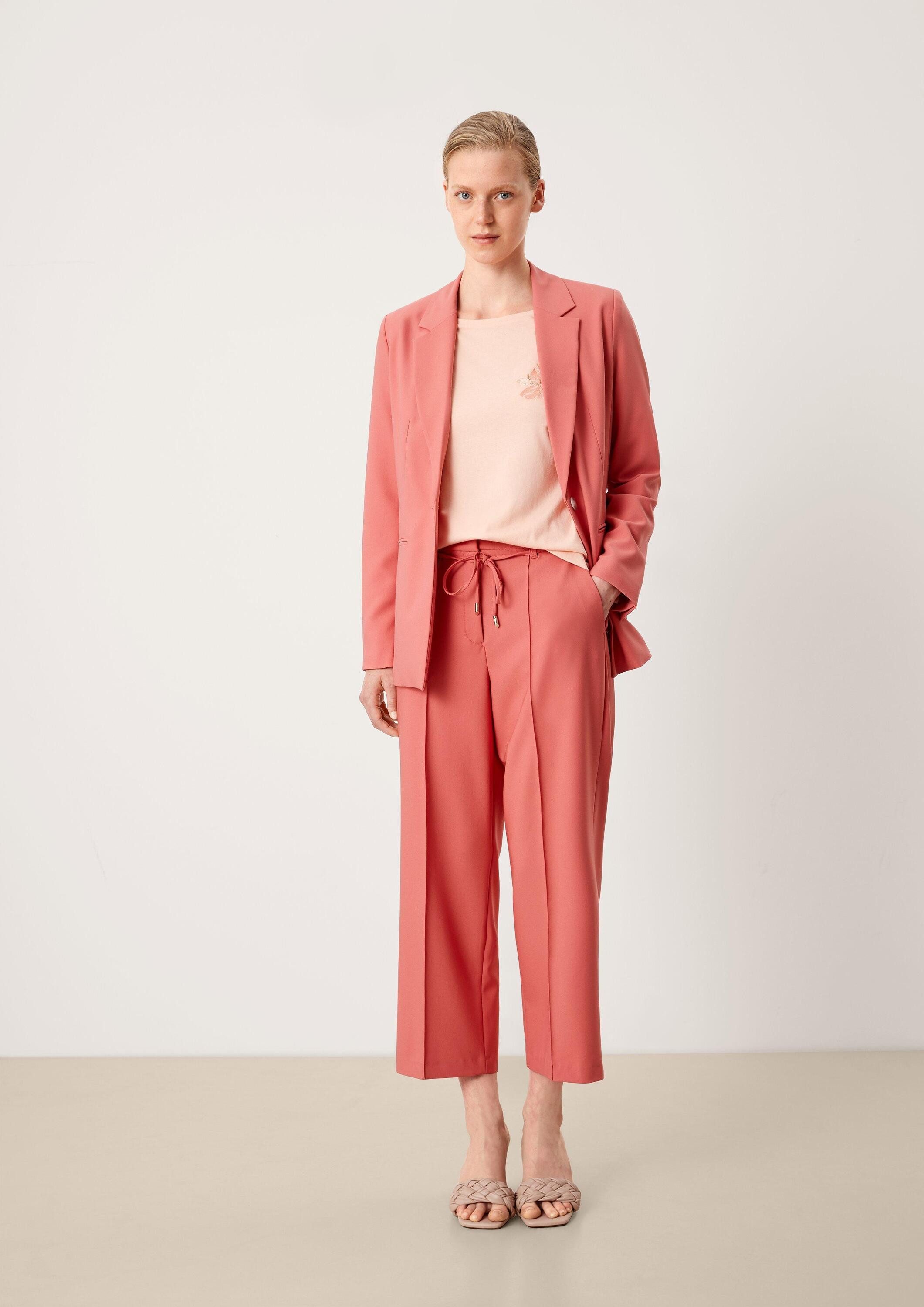 s.Oliver Culotte Hose Regular: 7/8-Culotte aus Viskosemix