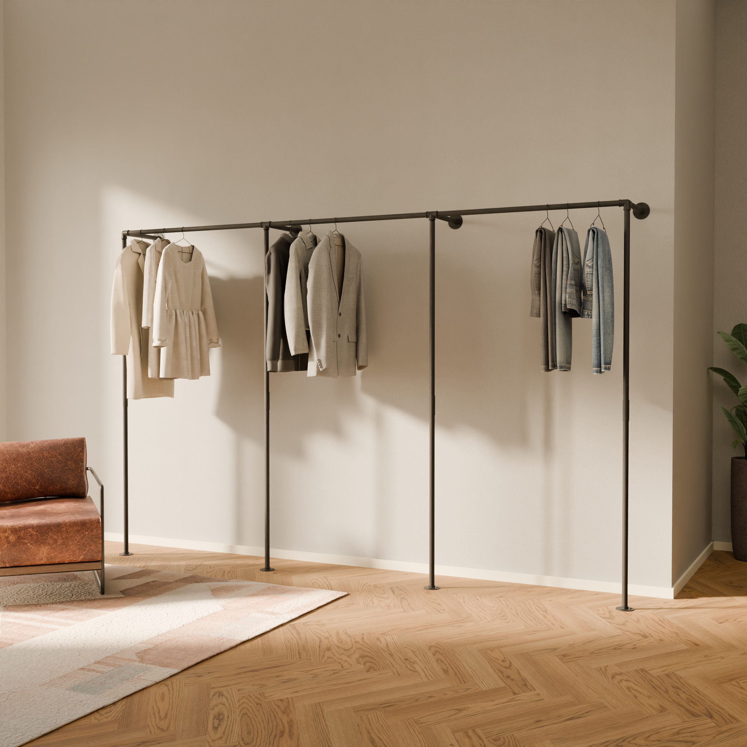 pamo. design Kleiderständer TIM Industrial Kleiderstange günstig online kaufen