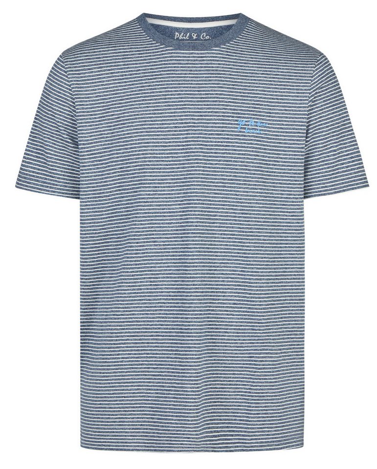 Phil & Co. Pyjamaoberteil Herren Pyjamashirt mit kurzem Arm (1-tlg) Modisches Design