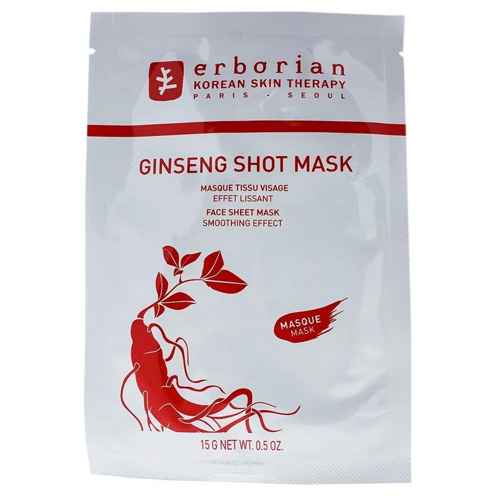 Sheet Erborian Ginseng face Batterien: Shot 1 Soothing g, Gesichtsmaske Mask) Batterien 15 Mask mask (Face Lithium-Ionen