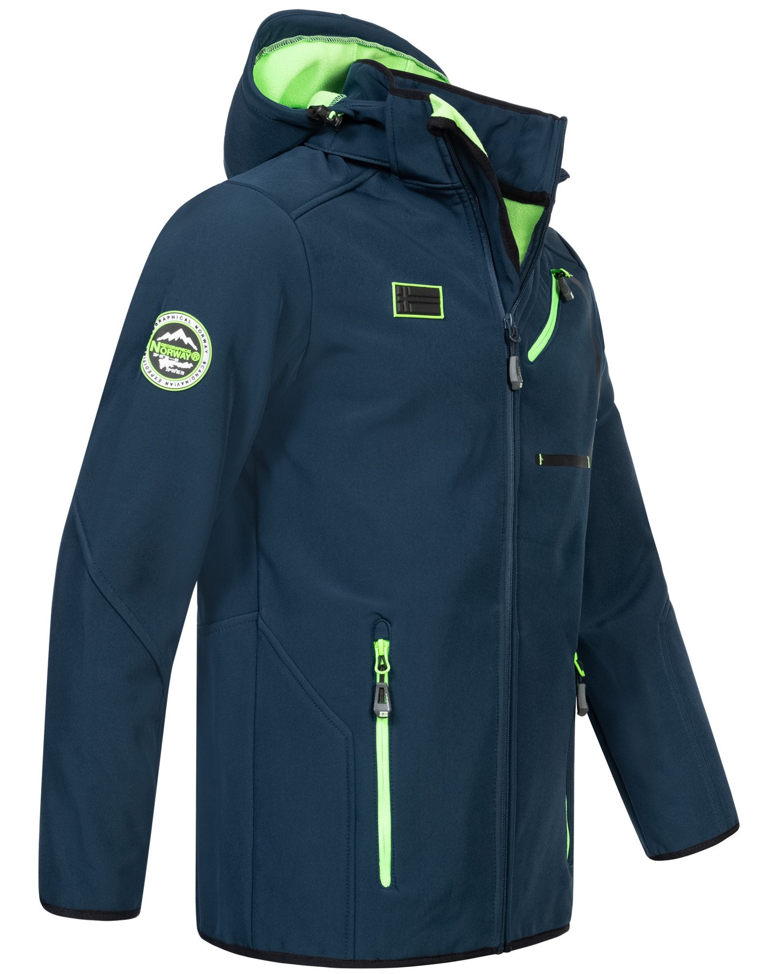 Geographical Norway Softshelljacke Herren Frühlings Jacke Softshell Jacke Windbreaker Übergangs Regen