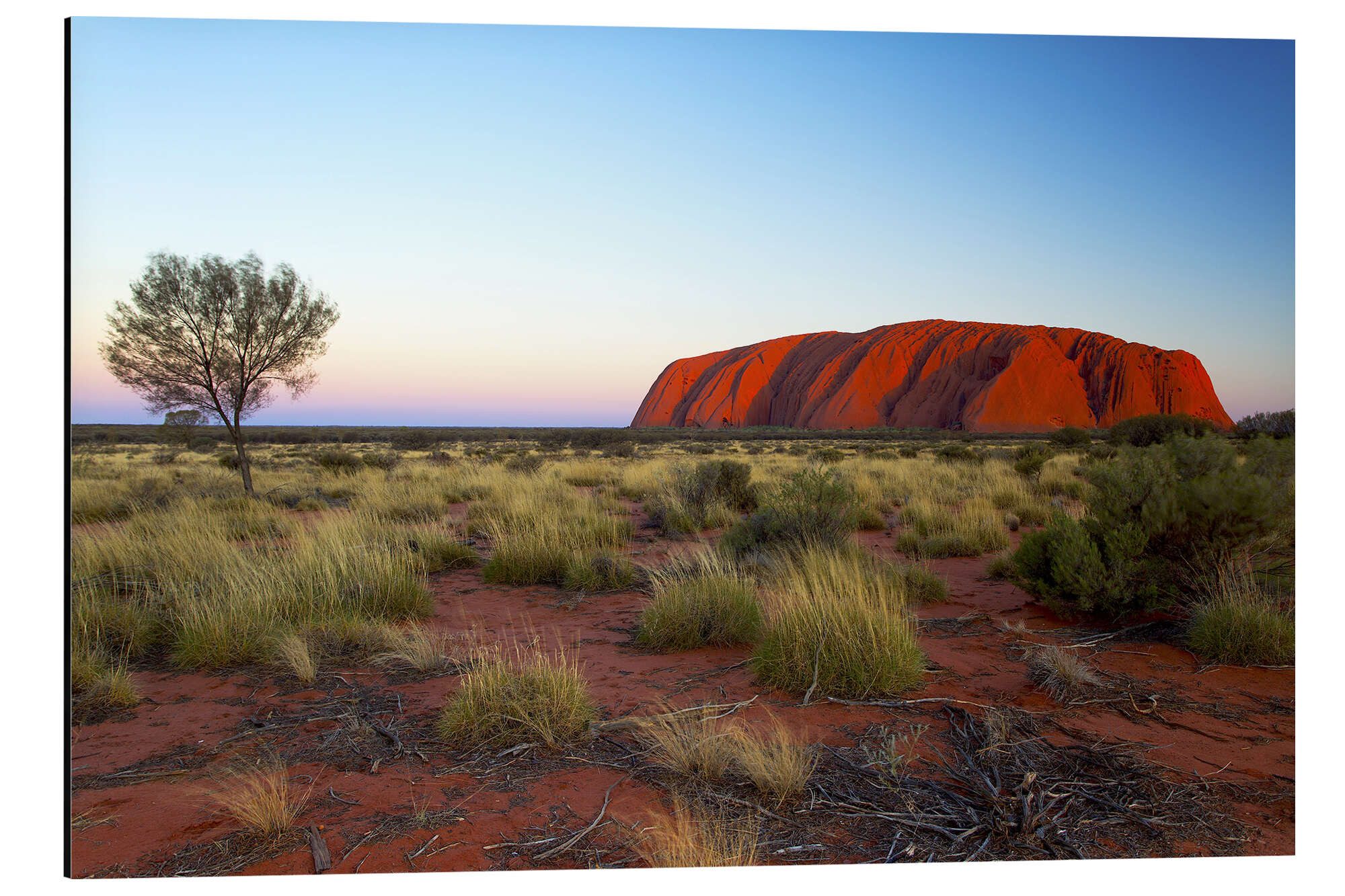 Posterlounge Alu-Dibond-Druck Ian Trower, Uluru, Australien, Fotografie