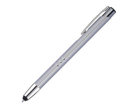 Livepac Office Kugelschreiber Touchpen Kugelschreiber aus Metall / Farbe: silber