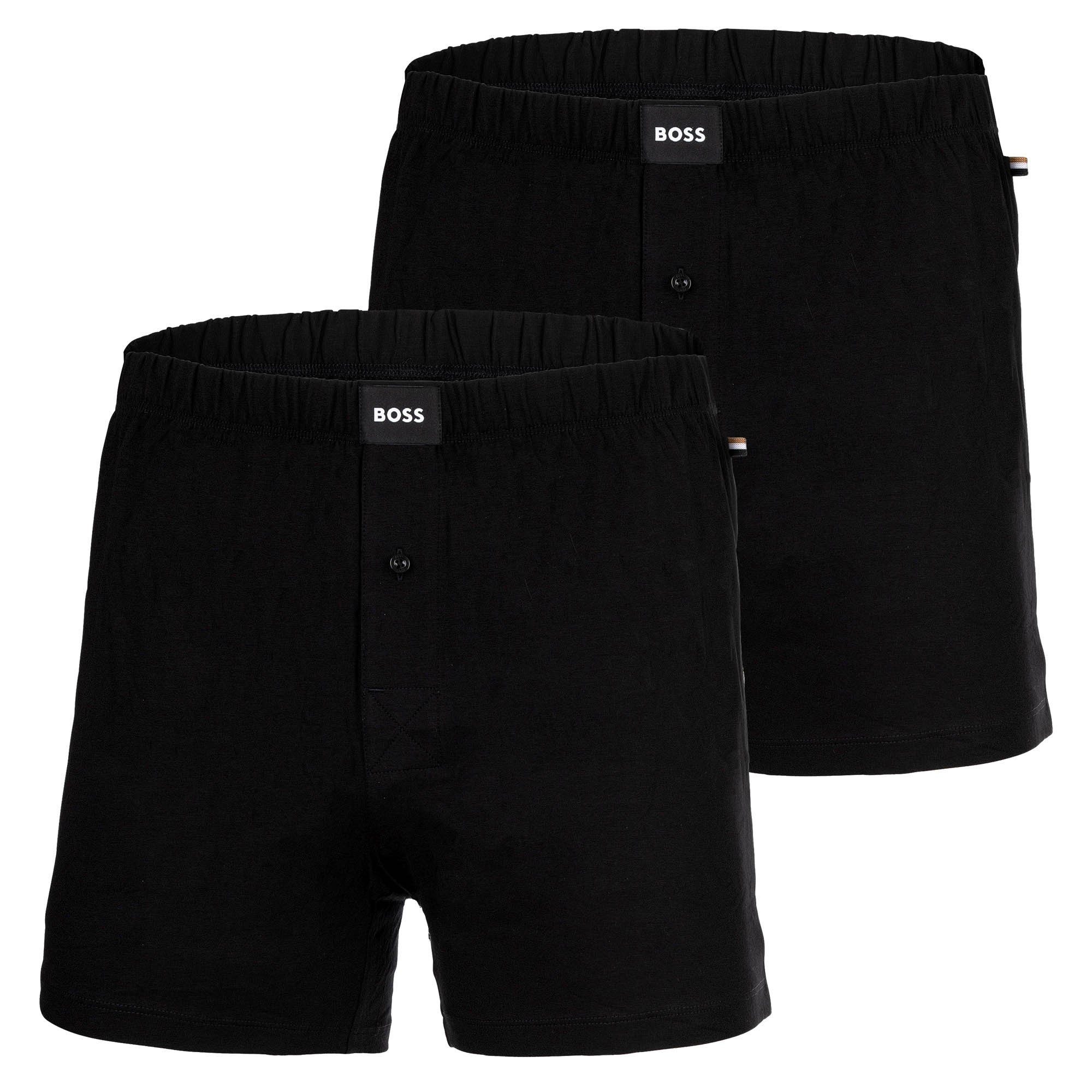 Boxer Herren Boxershort 2er Pack Baumwolle Jersey Boxer