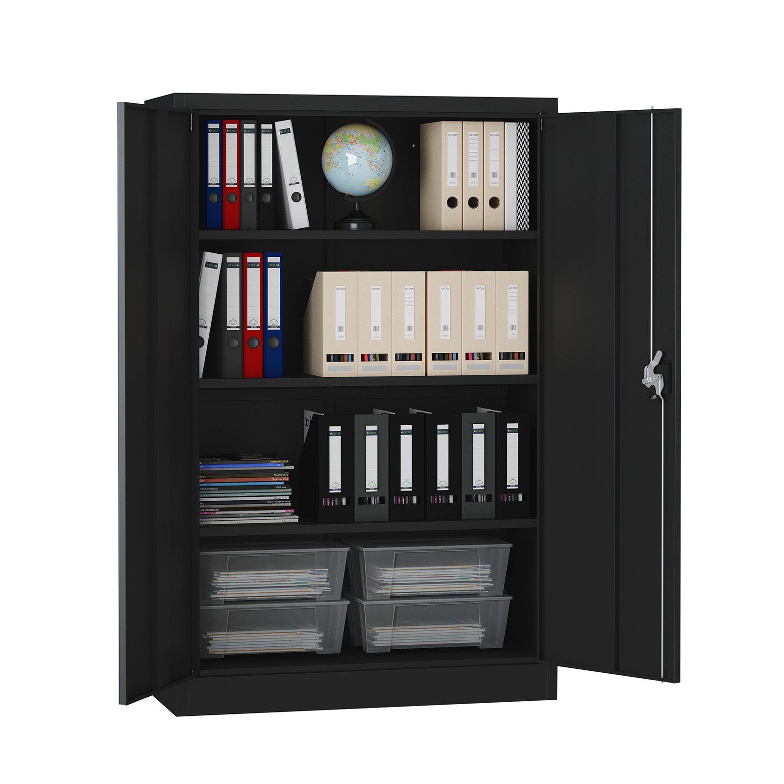 Midori Aktenschrank (1-St) Büroschrank Schloss Stahlschrank günstig online kaufen