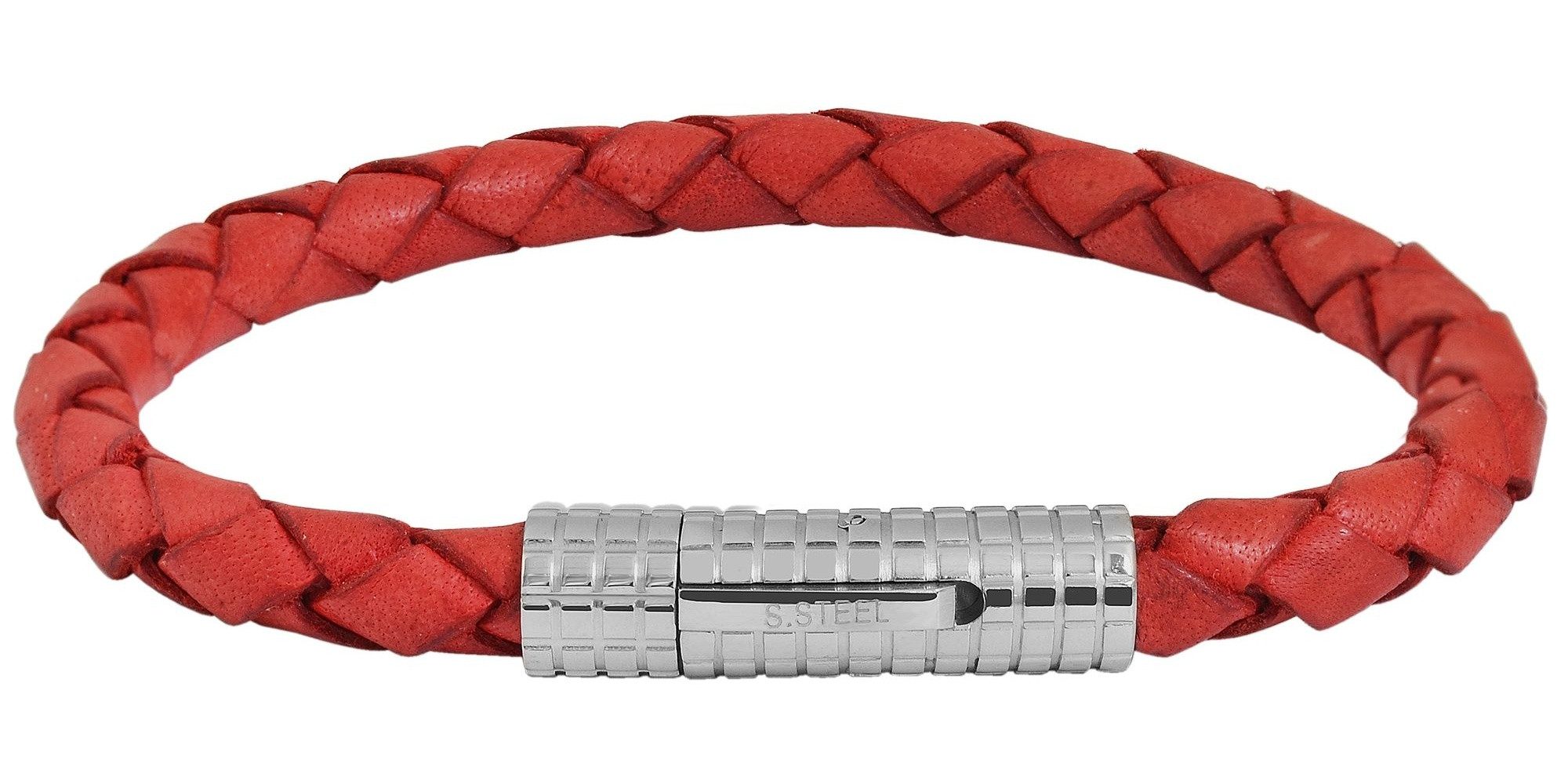 Adelia´s Armreif Armband – Armreif aus Leder 21 cm, Schöne Geschenkidee zum einfach so