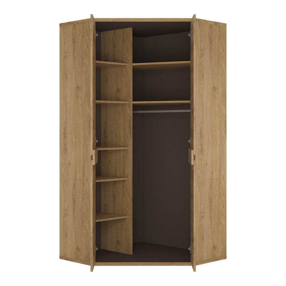 Lomadox Kleiderschrank SELMA-129 griffloser Eckschrank in günstig online kaufen
