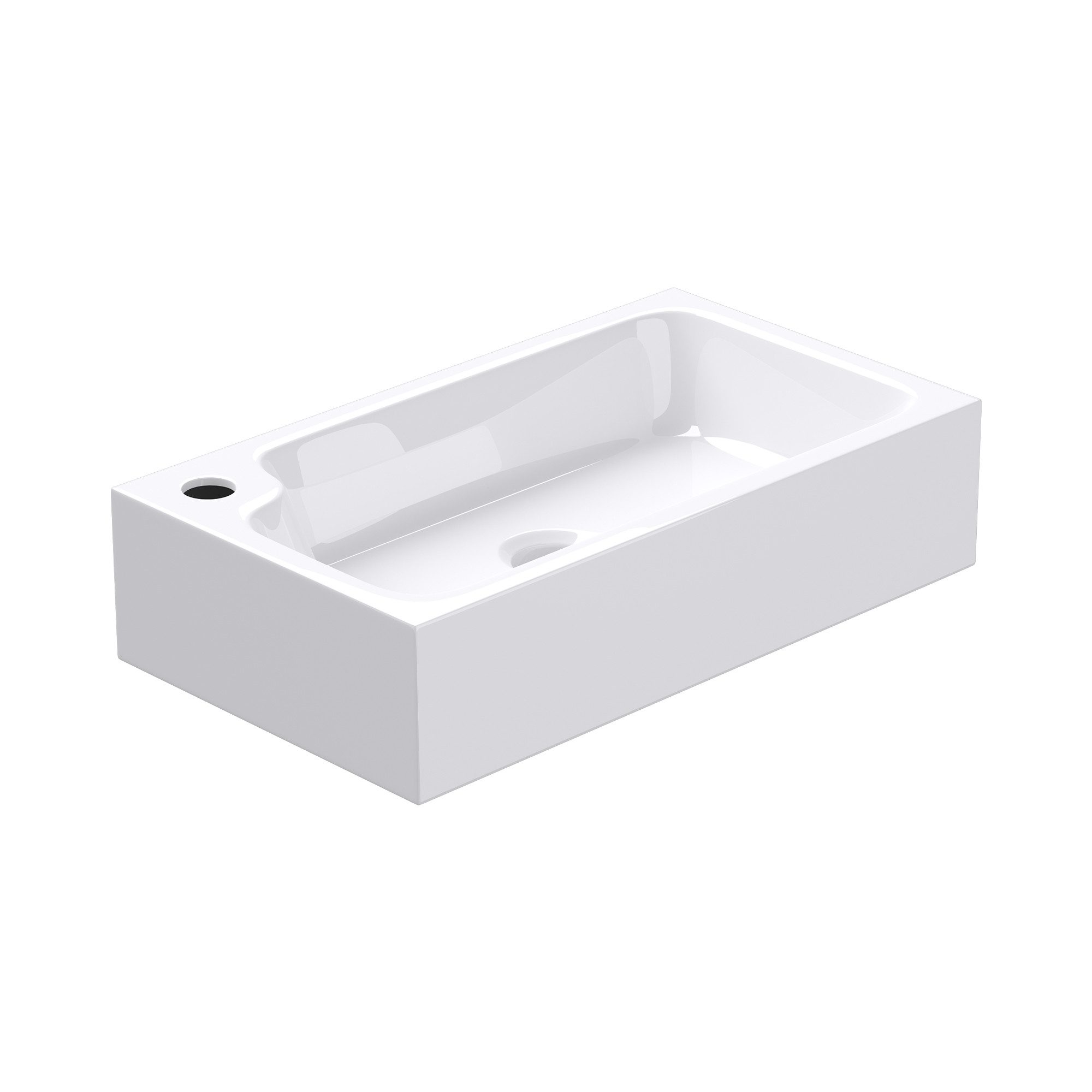 doporro Waschbecken Mineralguss Aufsatzwaschbecken Gäste WC günstig online kaufen