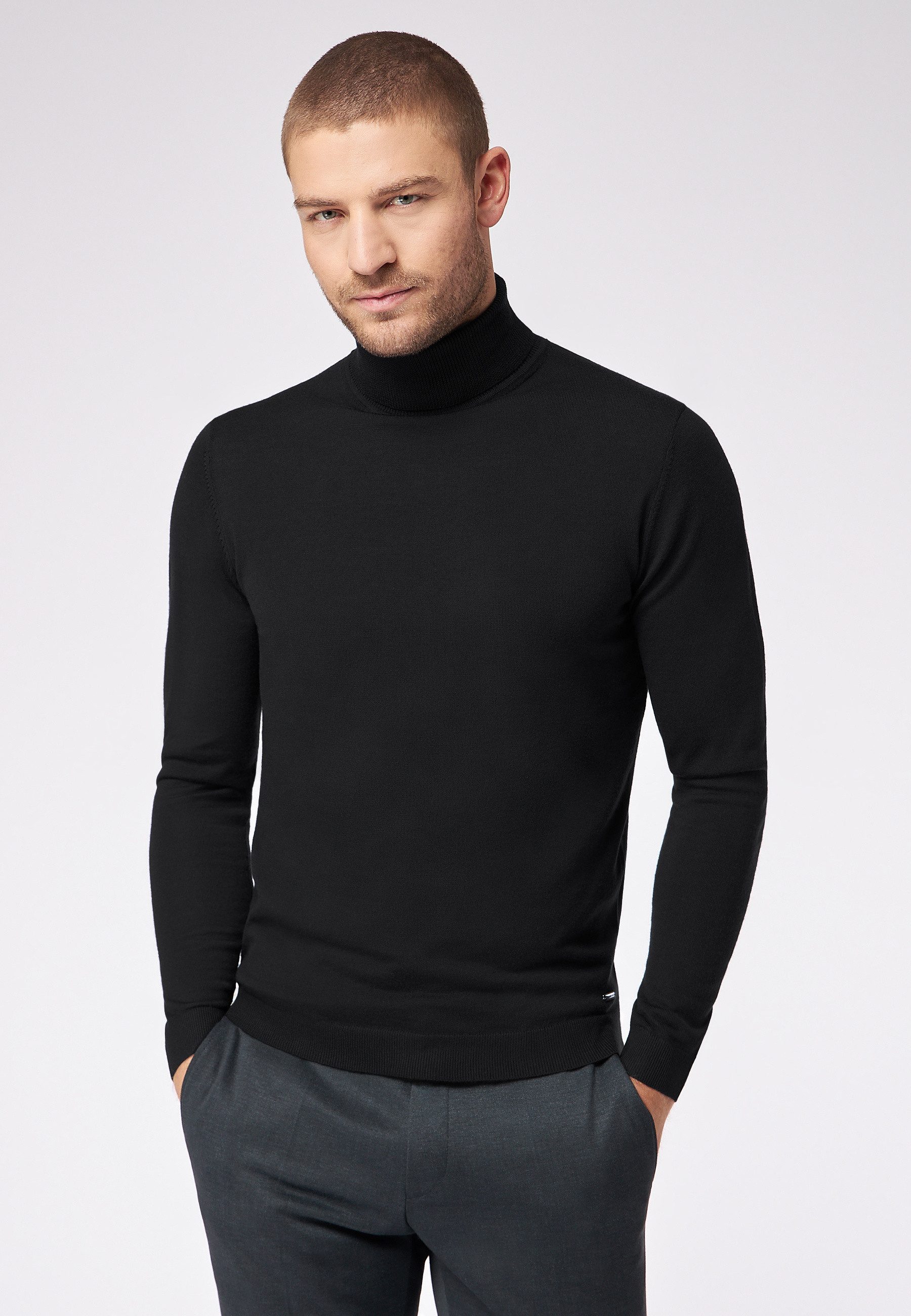 Roy Robson Rollkragenpullover Merinowolle - Easy günstig online kaufen