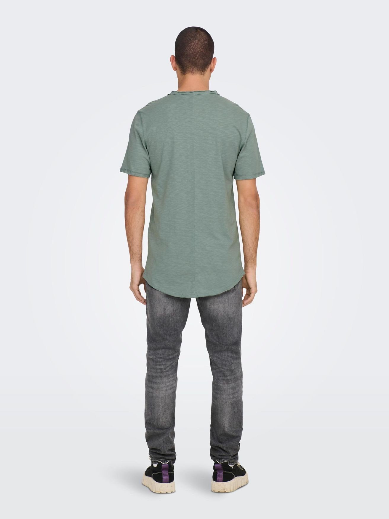 ONLY & SONS T-Shirt Langes Rundhals günstig online kaufen
