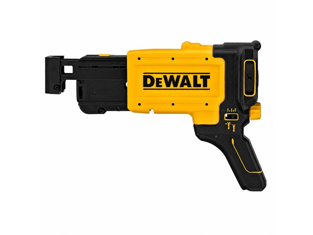 DeWalt Magazinvorsatz für XR Akku-Schnellbauschrauber, ohne Akku und Ladegerät, stufenlos einstellbarer Schraubtiefenanschlag