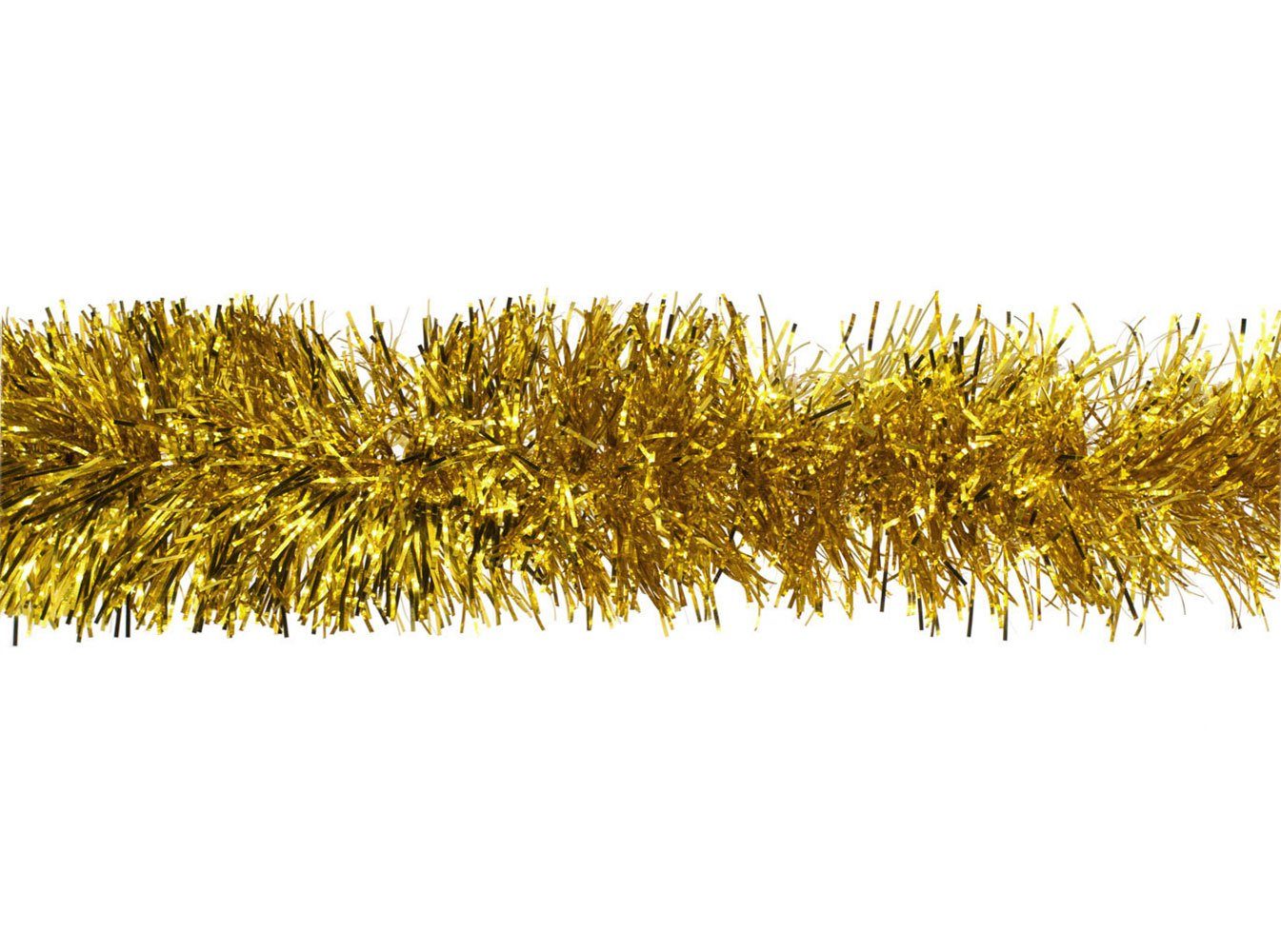 Creativery Lametta, Weihnachtsgirlande Lametta 7cm x 3m Gold