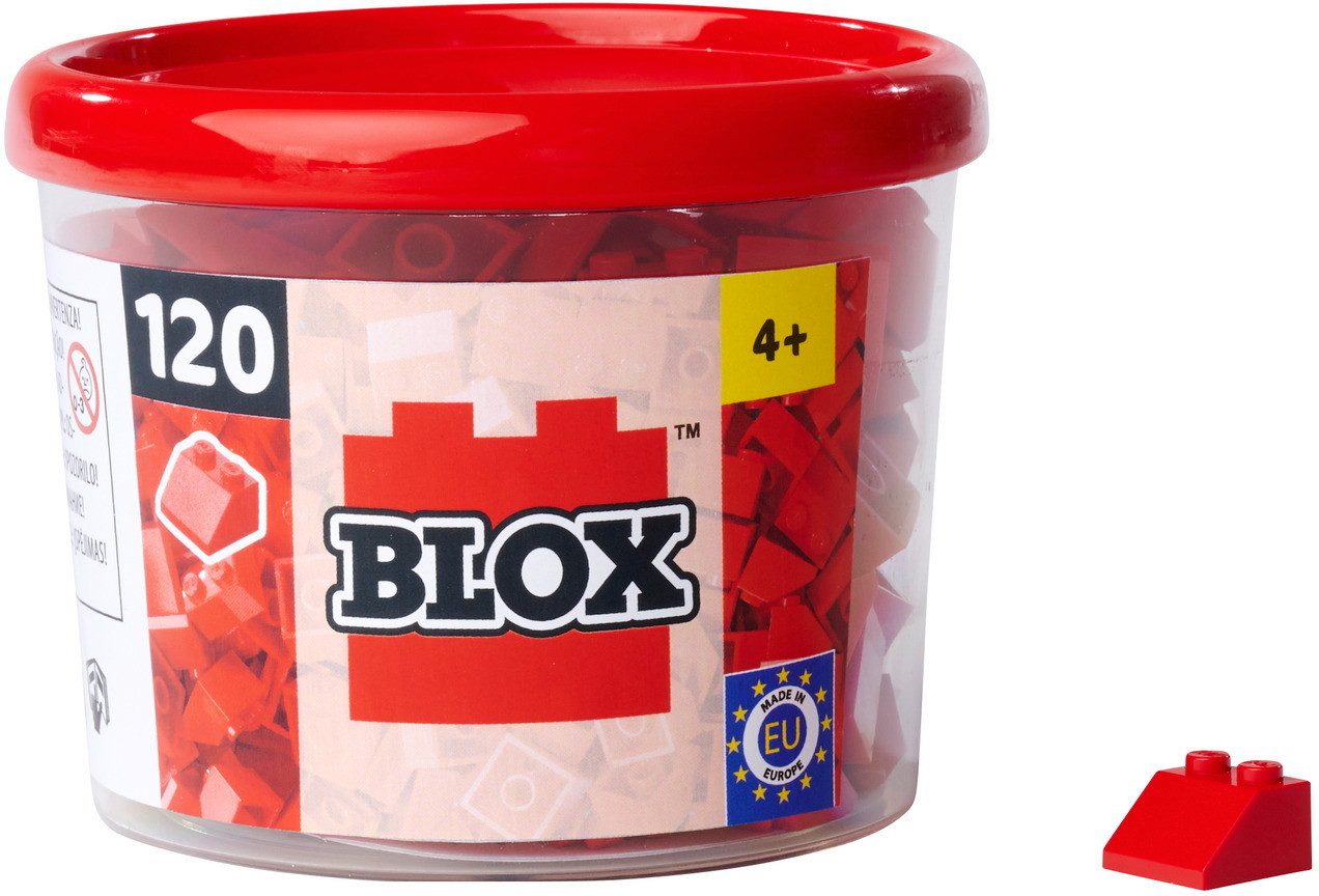 SIMBA Simba Konstruktionsspielzeug Bausteine Blox 120 Dachsteine 4er rot 10 günstig online kaufen