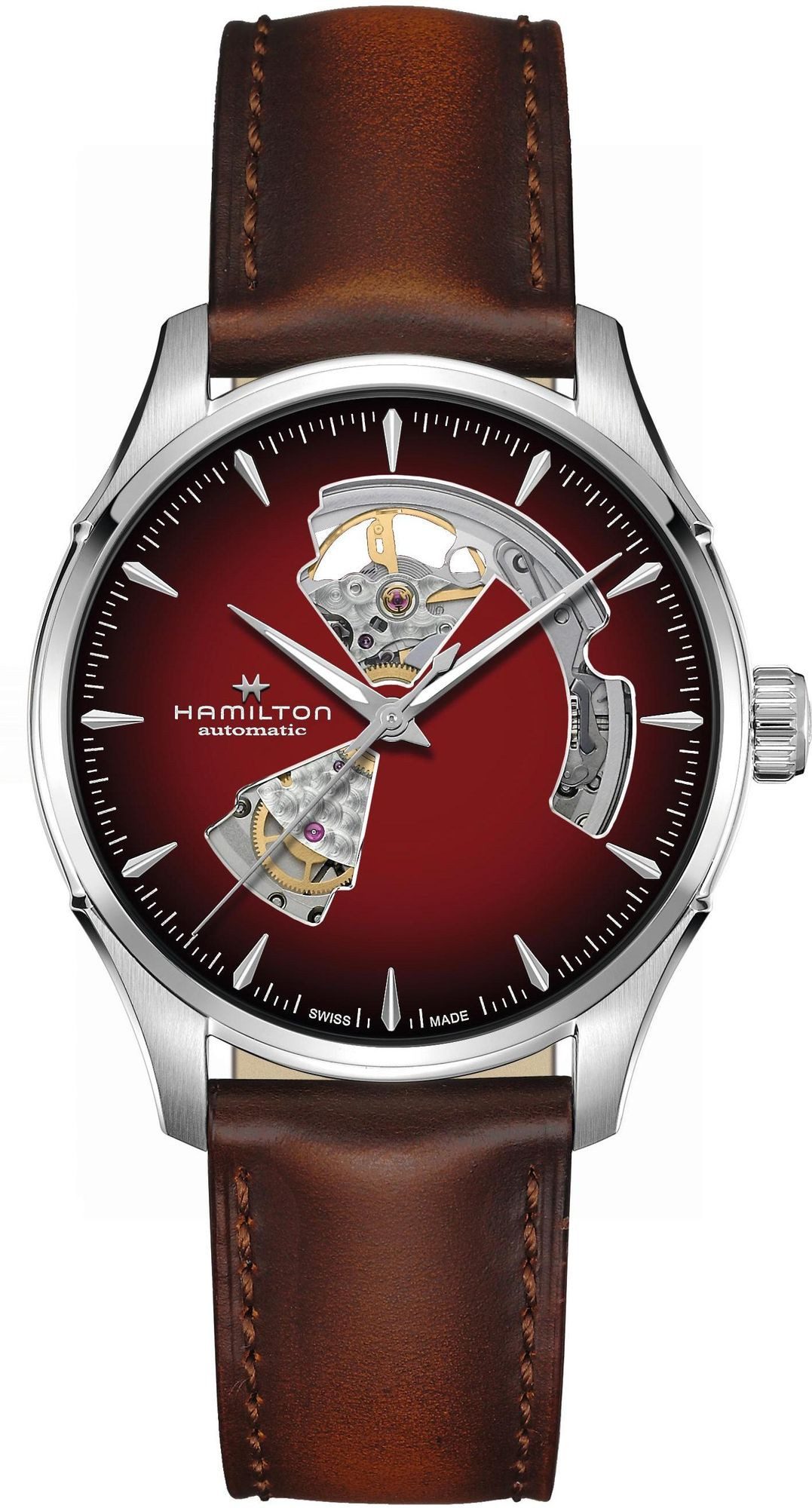 Hamilton Automatikuhr Jazzmaster Open Heart Auto Herren Automatikuhr