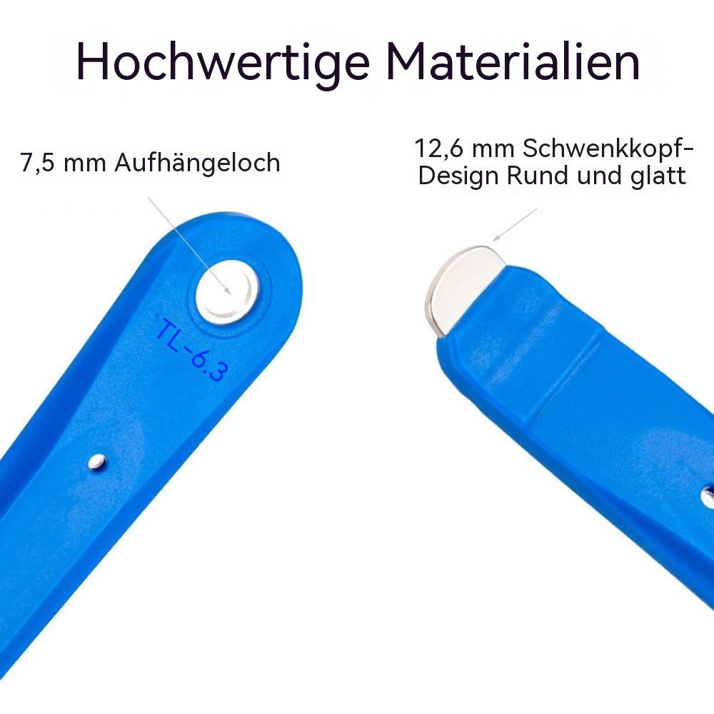 Blusmart Fahrradreifenheber 2 Stück Reifenheber für Fahrräder, (Montage von Fahrradreifen, Metall-Nylon-Kunststoff), Für Mountainbike & Rennrad