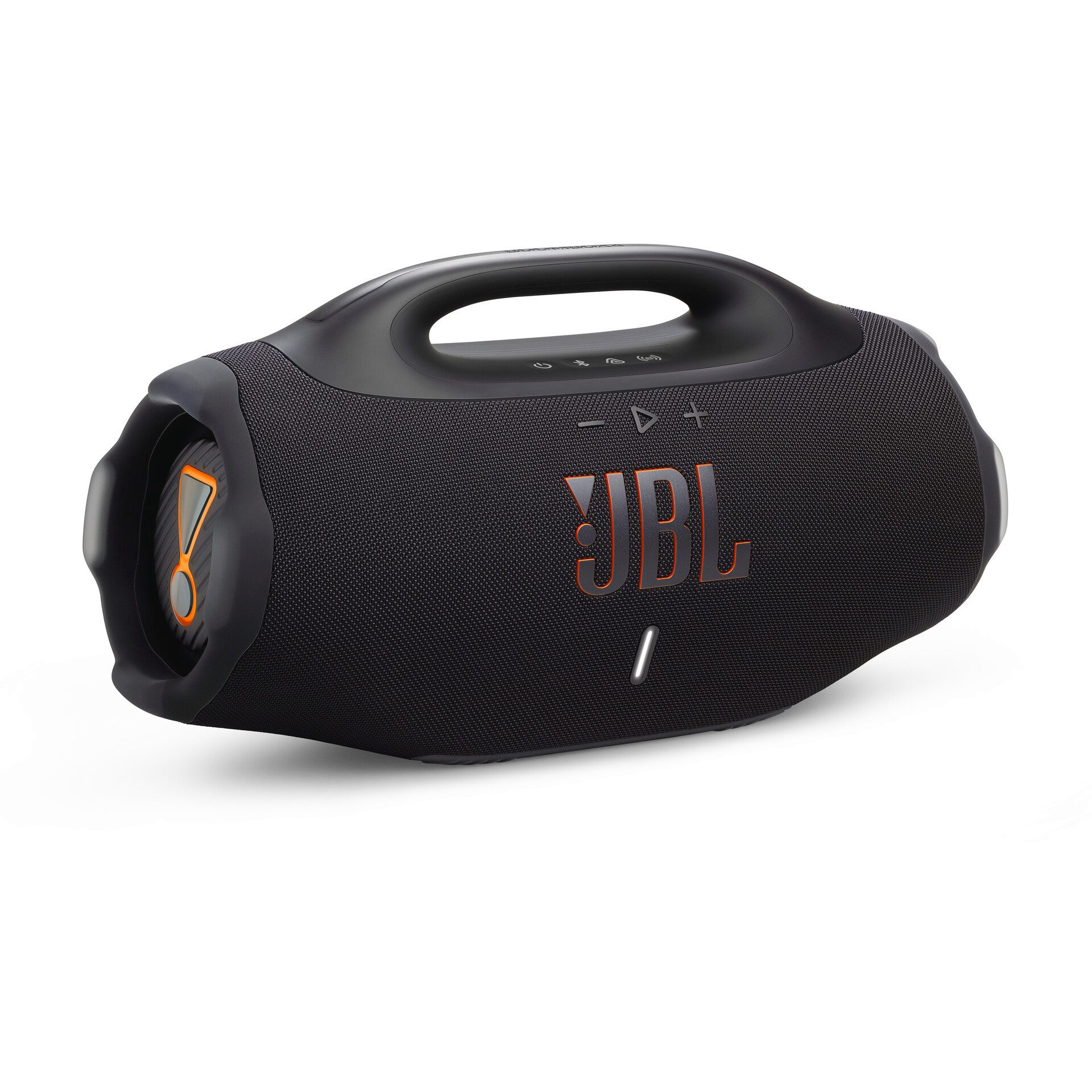 JBL Boombox 4 Bluetooth-Lautsprecher (Bluetooth, 65 W, Akku austauschbar für noch längeren Musikgenuss)