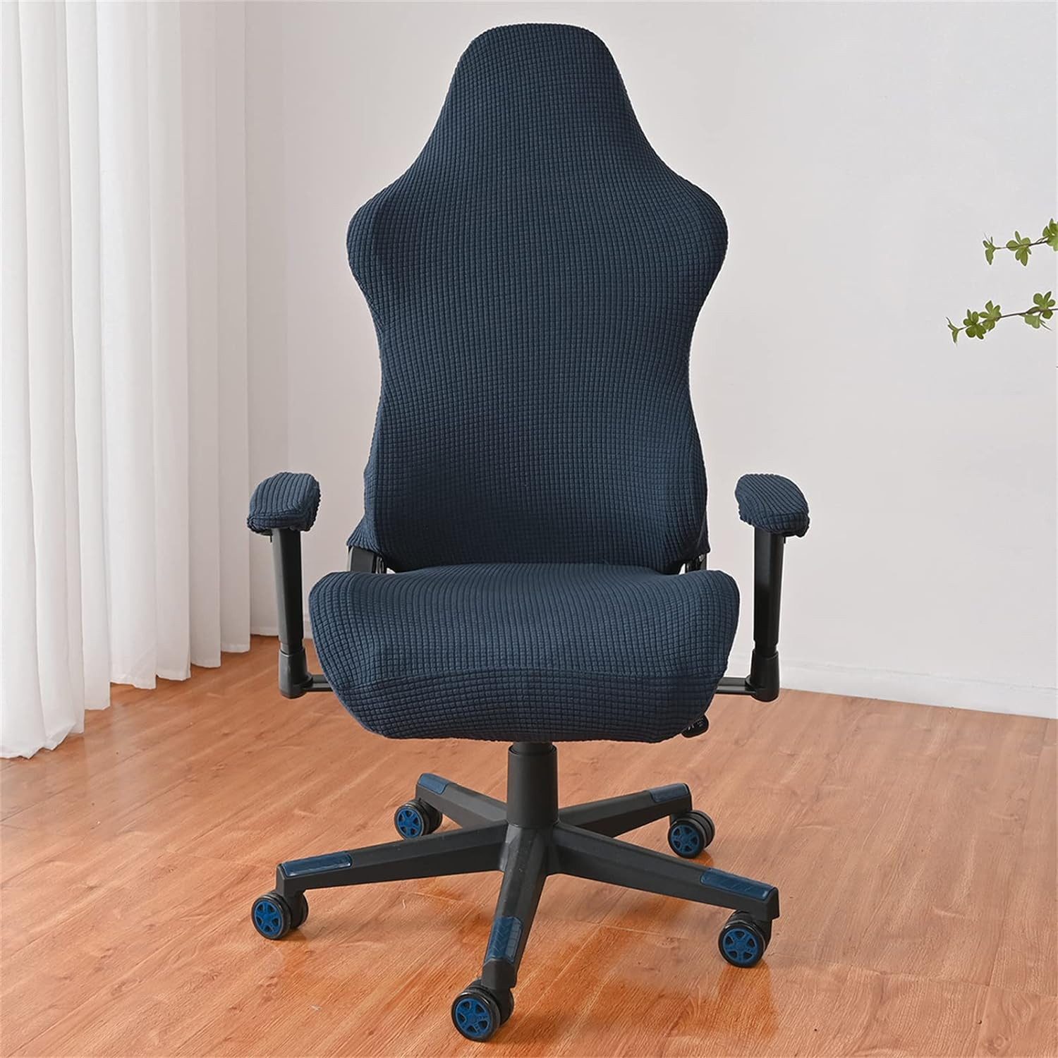 Agger Bürostuhlhusse 4Stk Gaming Stuhl Bezug Waschbar,Waschbar Gaming Stuhl Bezug, Gaming Stuhlhussen, Gaming Stuhlbezüge Anti-Rutsch – Bild 2 von 5