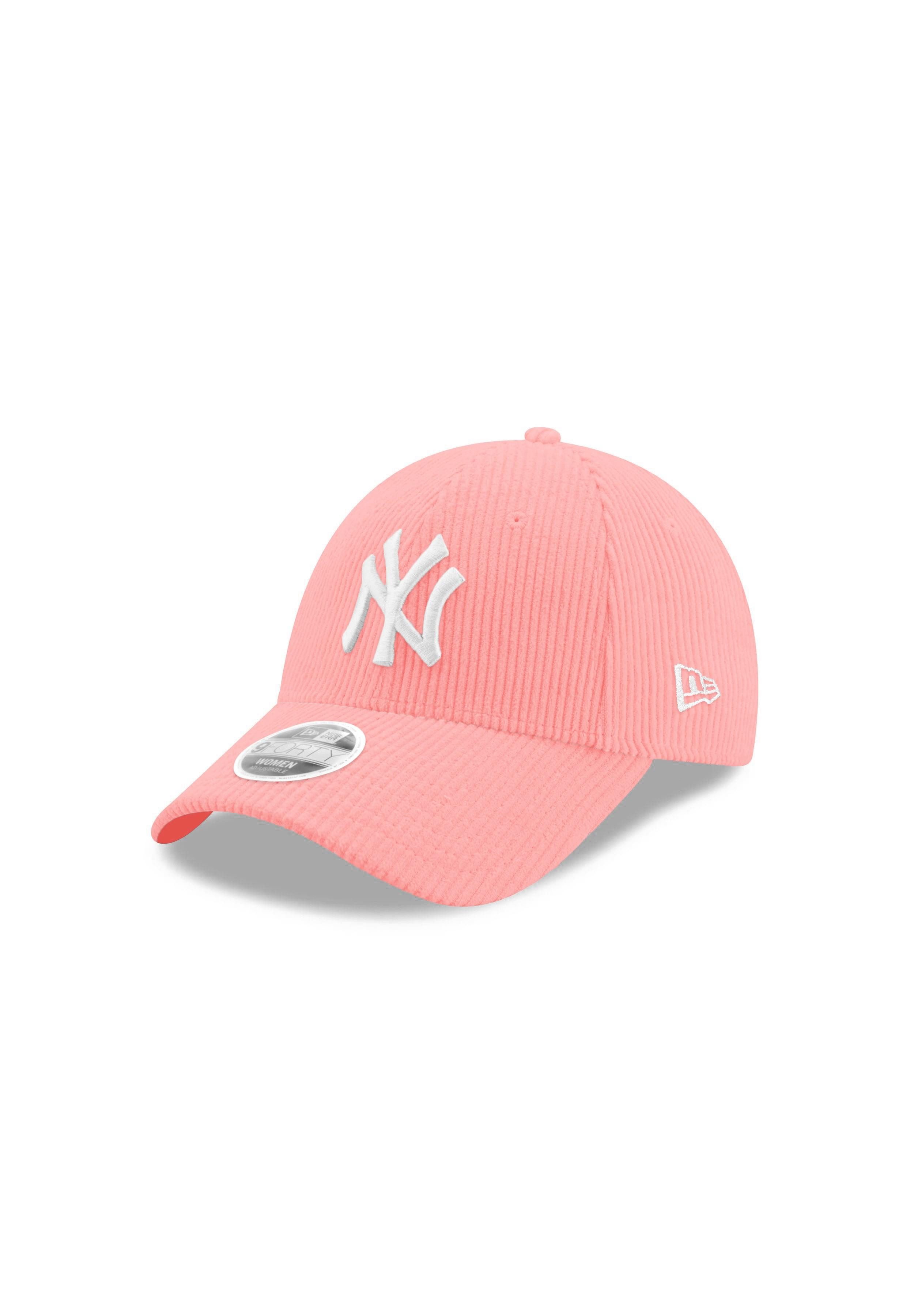 Baseball Cap New York Yankees MLB Fashion Cord Pink 9Forty Adjustable Women Cap New
