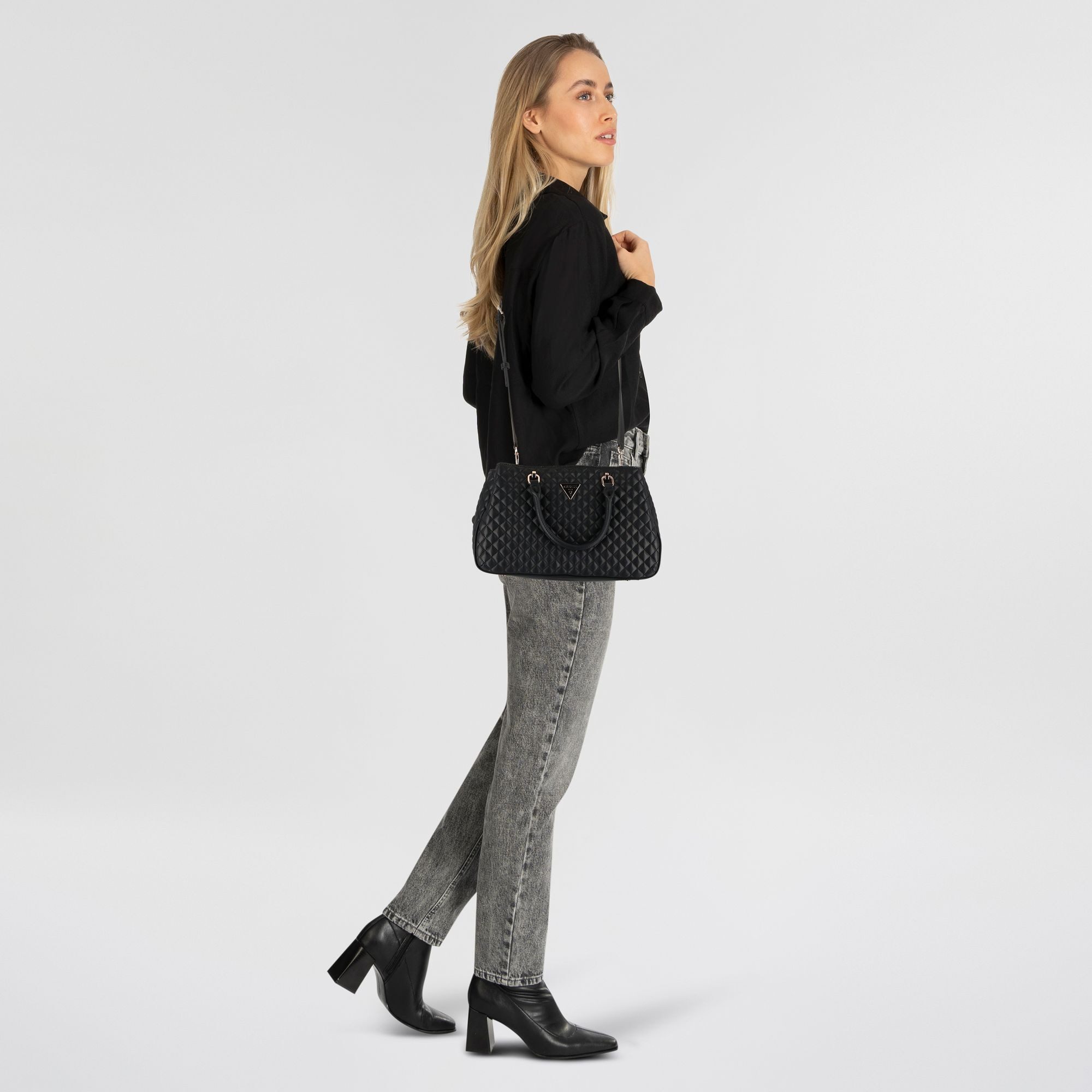 Guess Henkeltasche Eco Rianee, Polyurethan günstig online kaufen