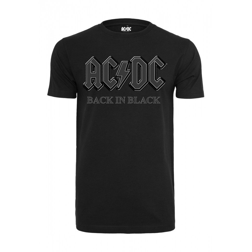Merchcode T-Shirt acdc back in black günstig online kaufen