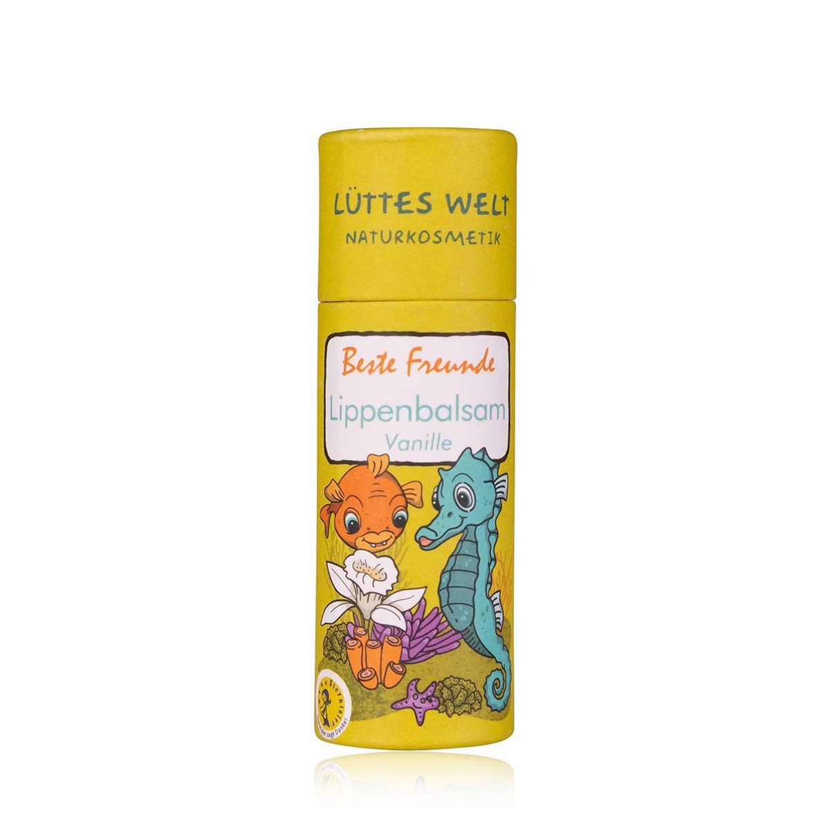 ACCENTRA Pflege-Geschenkset Lüttes Welt Lippenpflegestift "Beste Freunde", COSMOS zertifiziert durch IONC