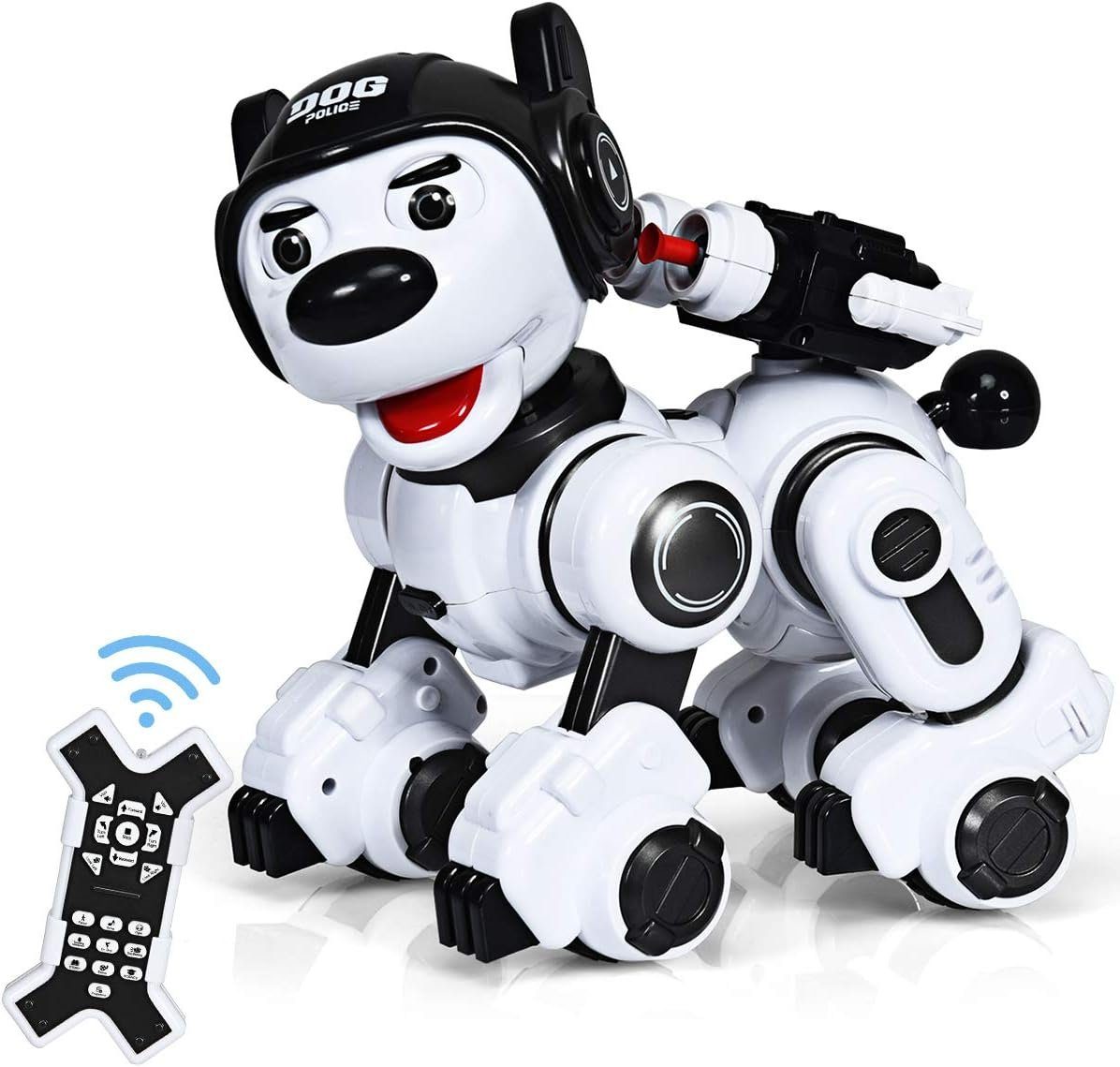 KOMFOTTEU RC-Roboter Roboterhund, mit Licht und Musik