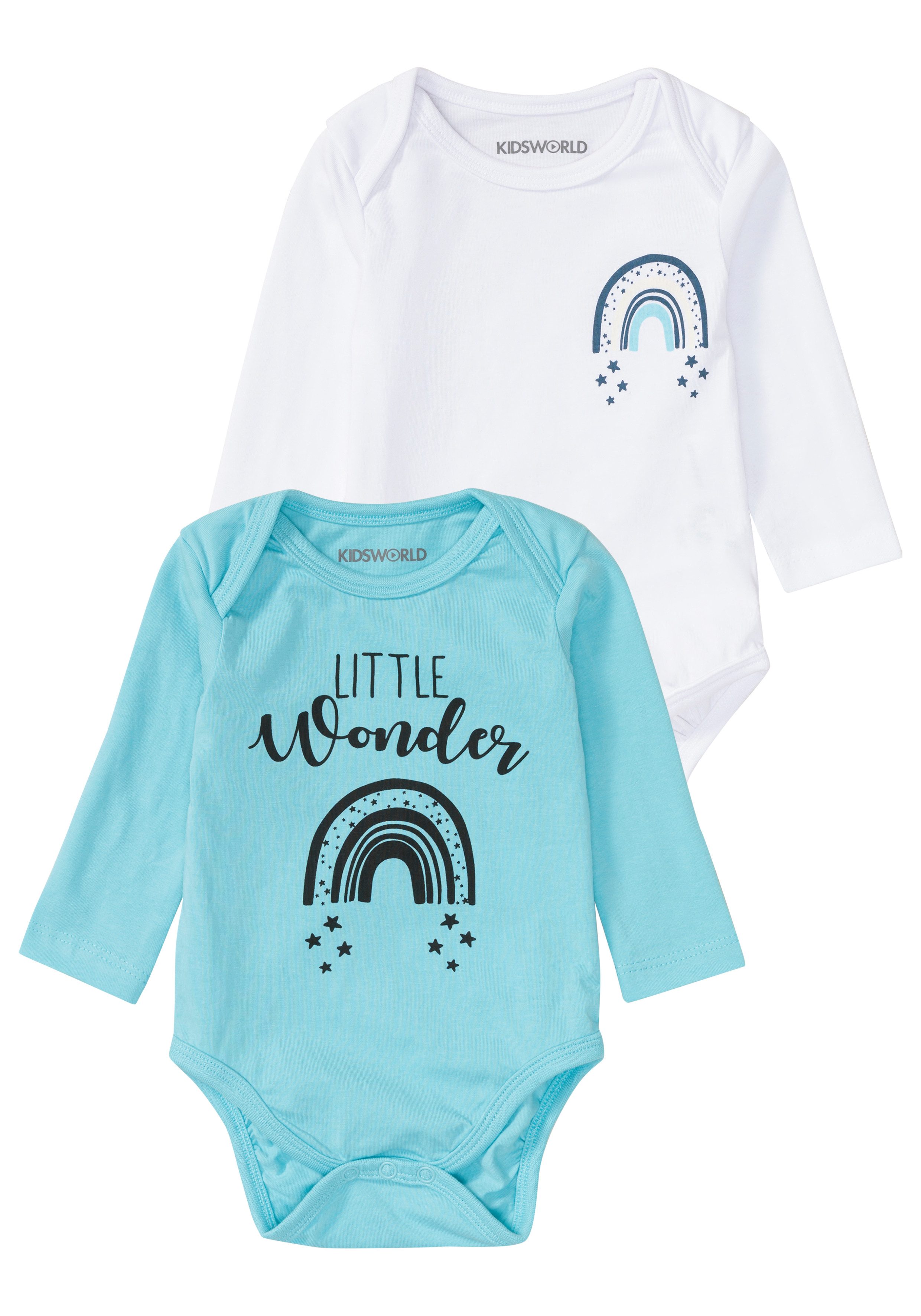 Langarmbody 2er Pack Baby-Bodies, Little Wonder