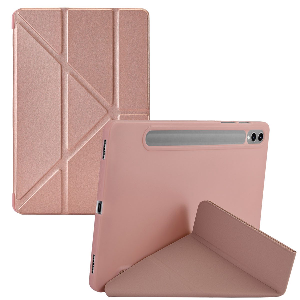 imoshion Tablet-Mappe imoshion Origami Klapphülle Samsung Galaxy Tab S9 11.0 Zoll - Rosé gol