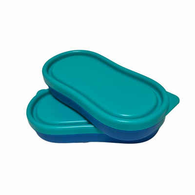 Radami Aufbewahrungsbox Vesperbox Lunchbox Brotdose Frühstücksbox Vesperdose 2x150ml blau